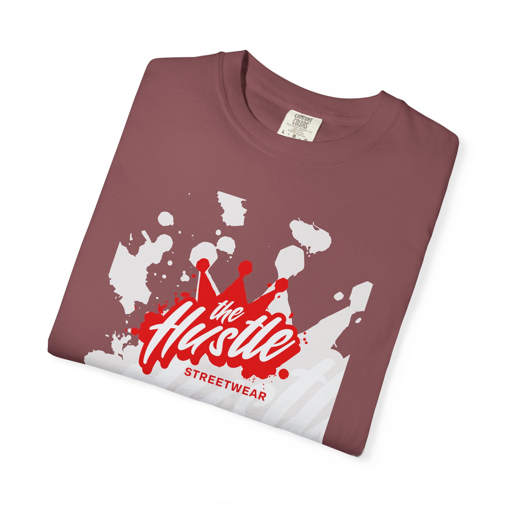 Red Hustle Streewear unisex Garment-Dyed T-Shirt