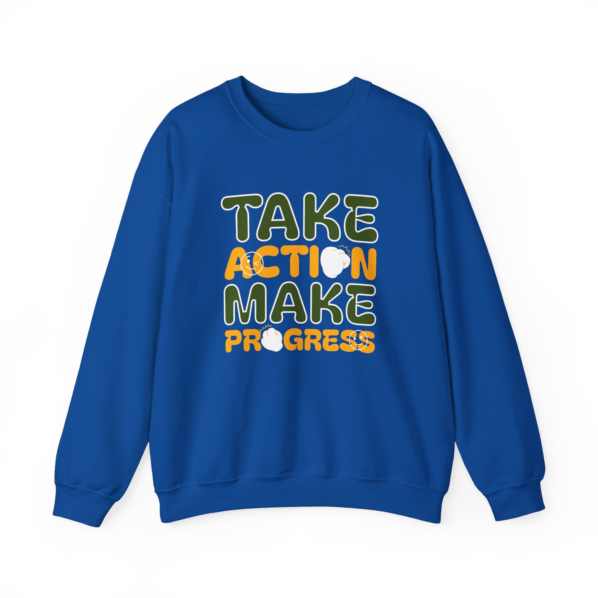 Take Action Make Progress - Sonhco Motivation Sweatshirt