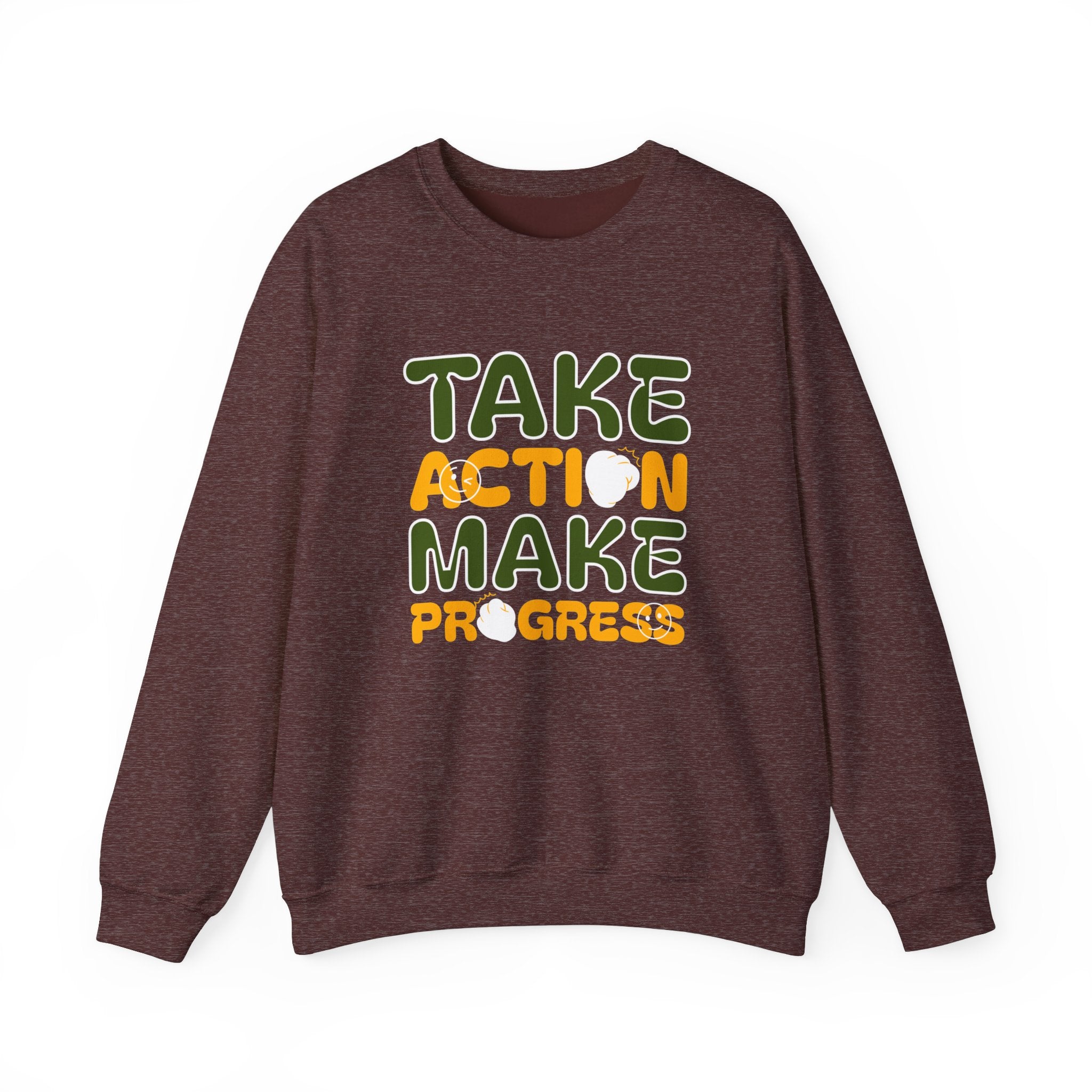 Take Action Make Progress - Sonhco Motivation Sweatshirt