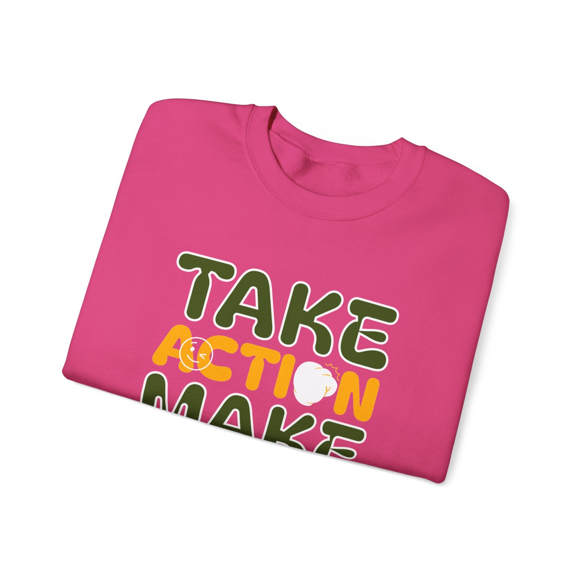 Take Action Make Progress - Sonhco Motivation Sweatshirt