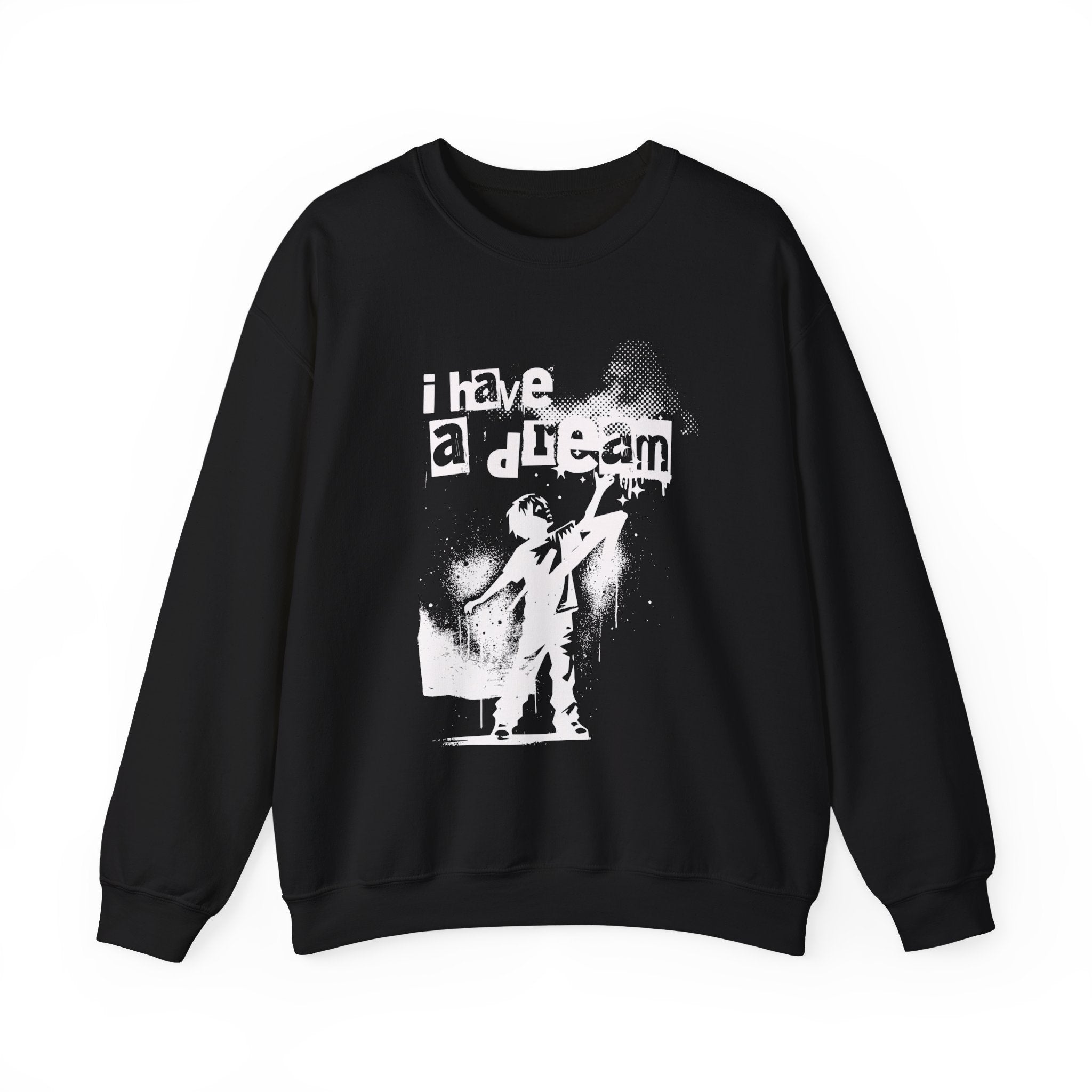 I Have A Dream - Black Sonhco Print Sweatshirt
