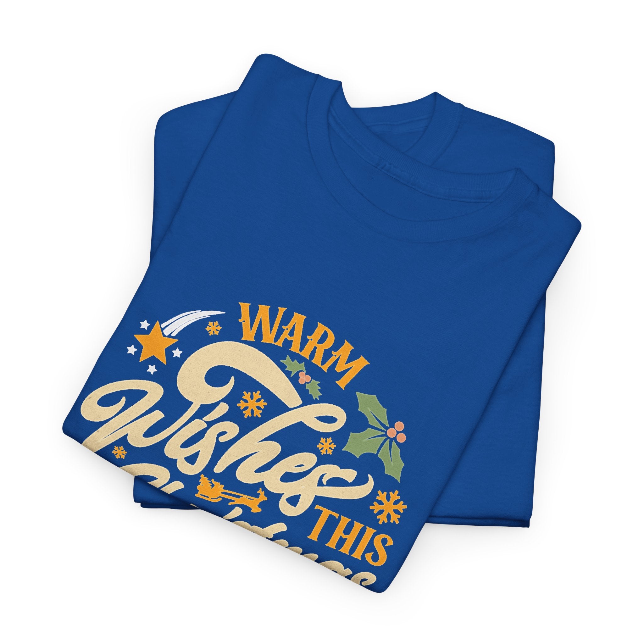 Warm Wishes This Christmas T-Shirt — Retro Holiday Graphic Tee
