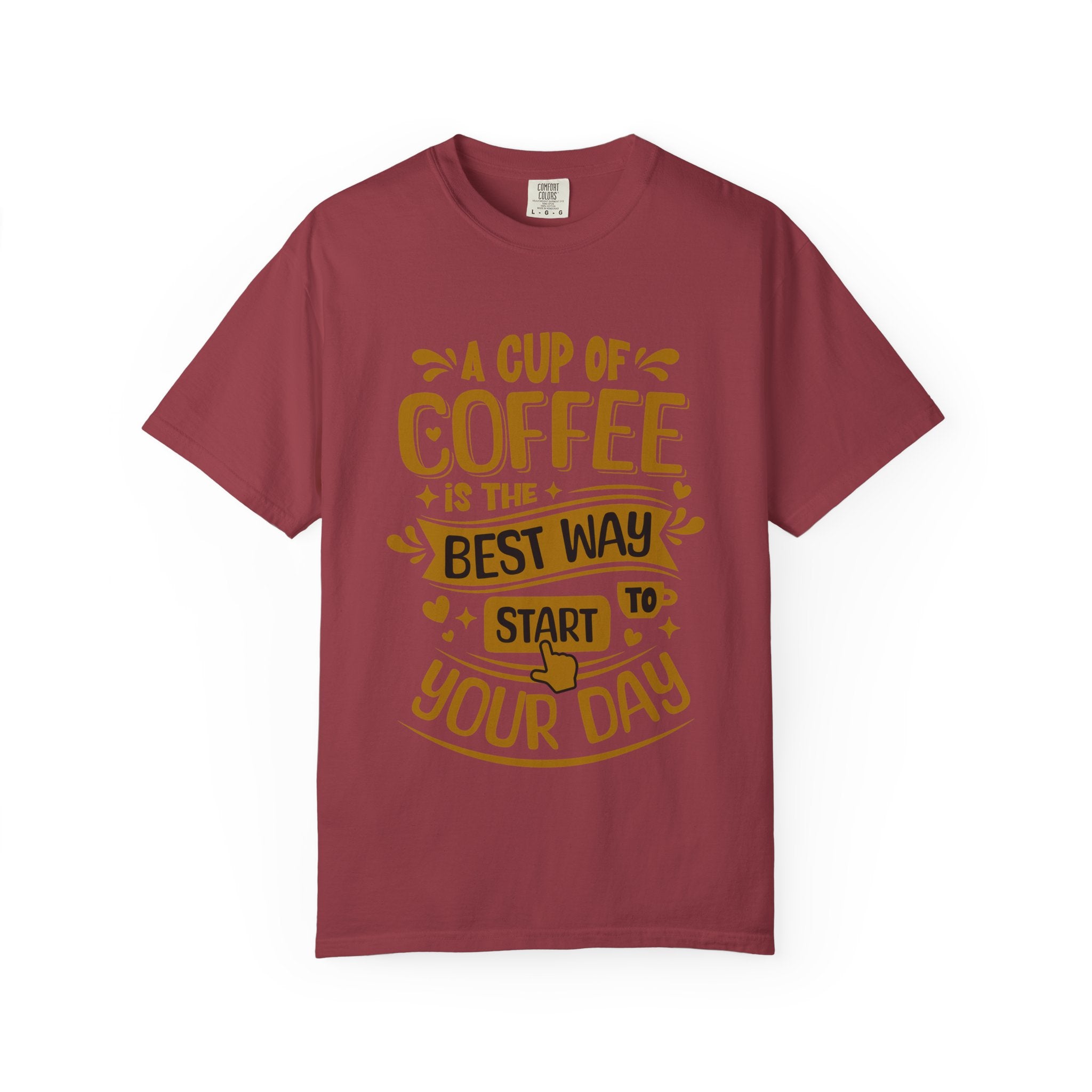 Coffee Lover's Unisex Sonhco T-shirt - A Cup Of Coffee Is The Best Way to Start Your Day