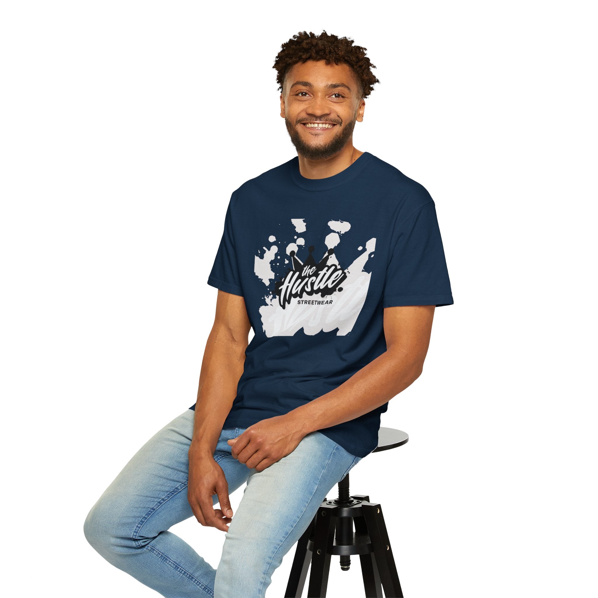 The Hustle Streetwear 2026 unisex Garment-Dyed T-Shirt