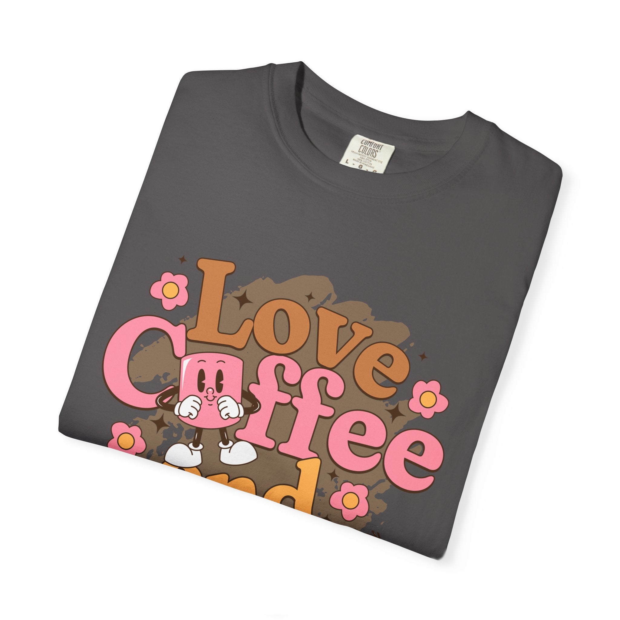 Coffee And Dog Lover's Unisex Sonhco T-shirt - Time For Coffee Keep Chilling and Relaxing