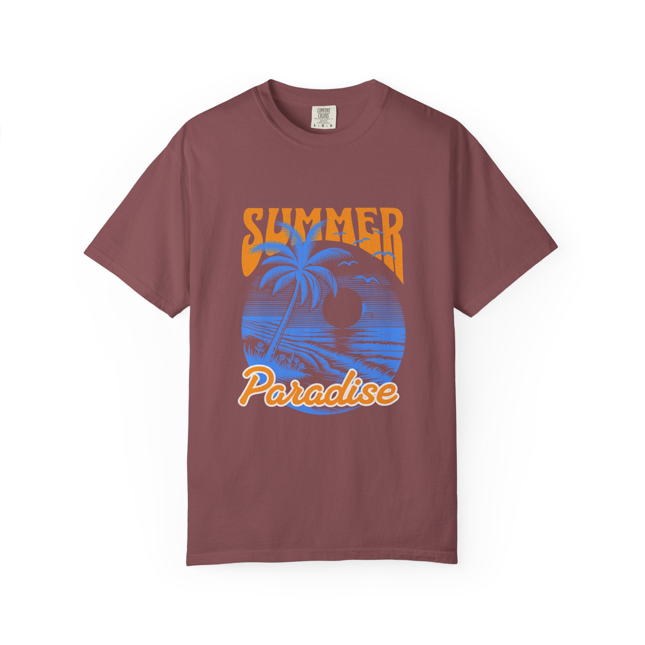 Summer Paradise Unisex Garment-Dyed T-Shirt