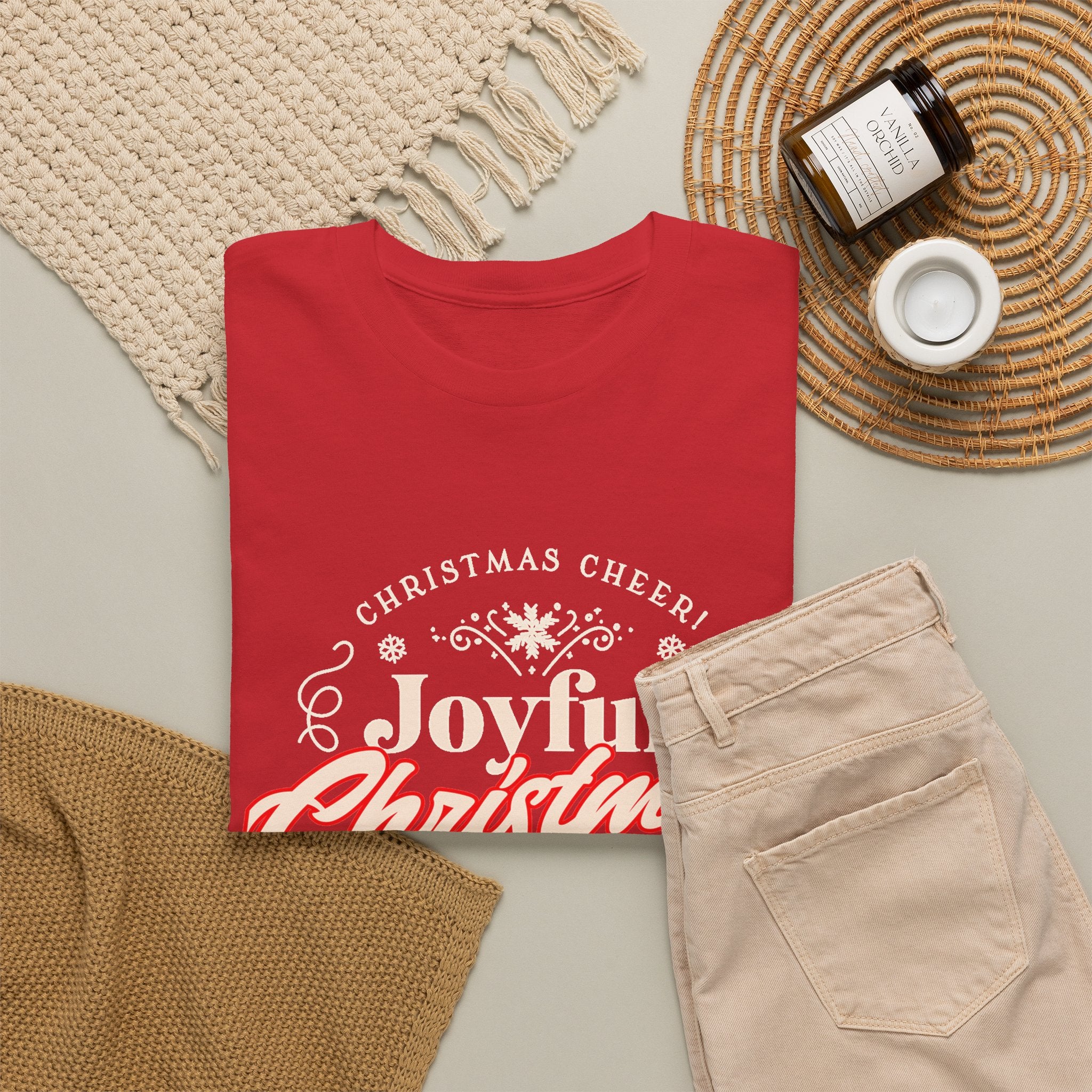 Joyful Christmas Tee — 'Joyful Christmas' Holiday Graphic Shirt