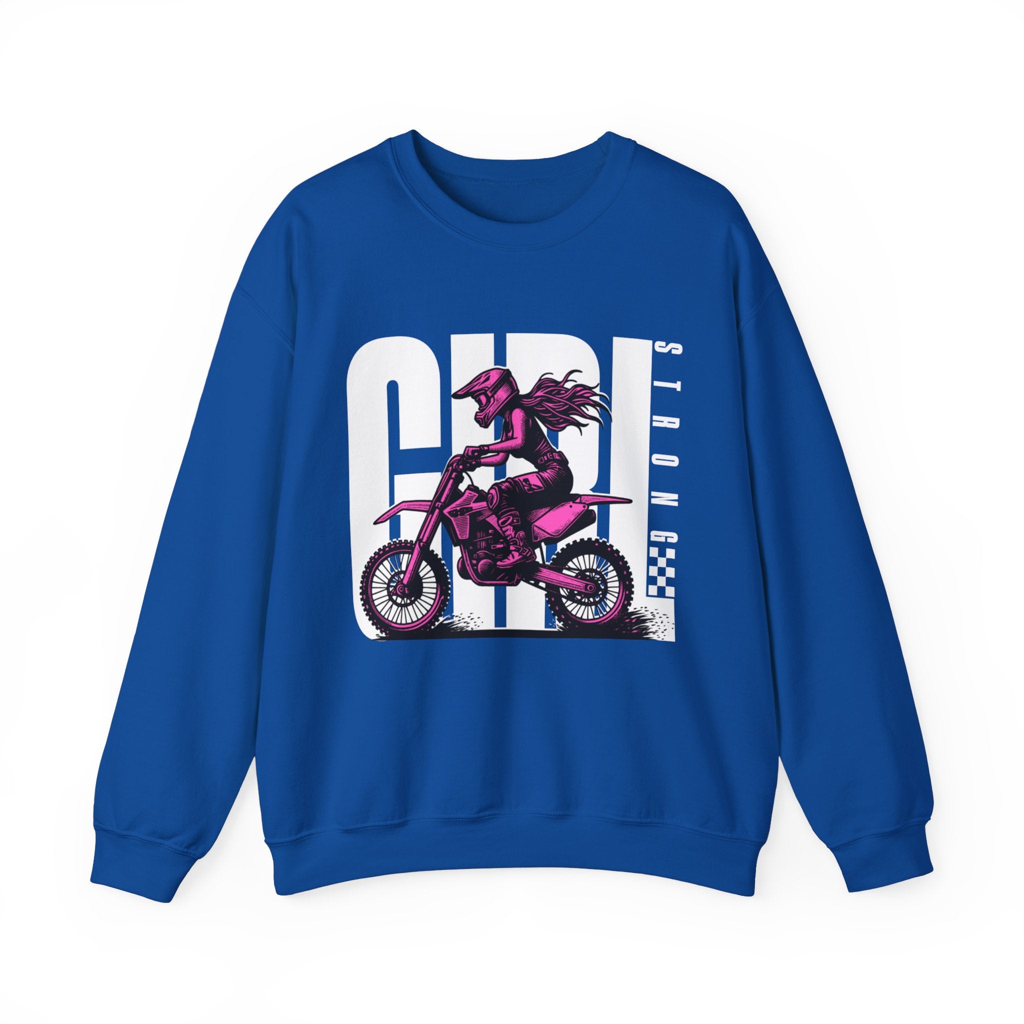 Strong Girl - Unisex Heavy Blend™ Crewneck Sweatshirt