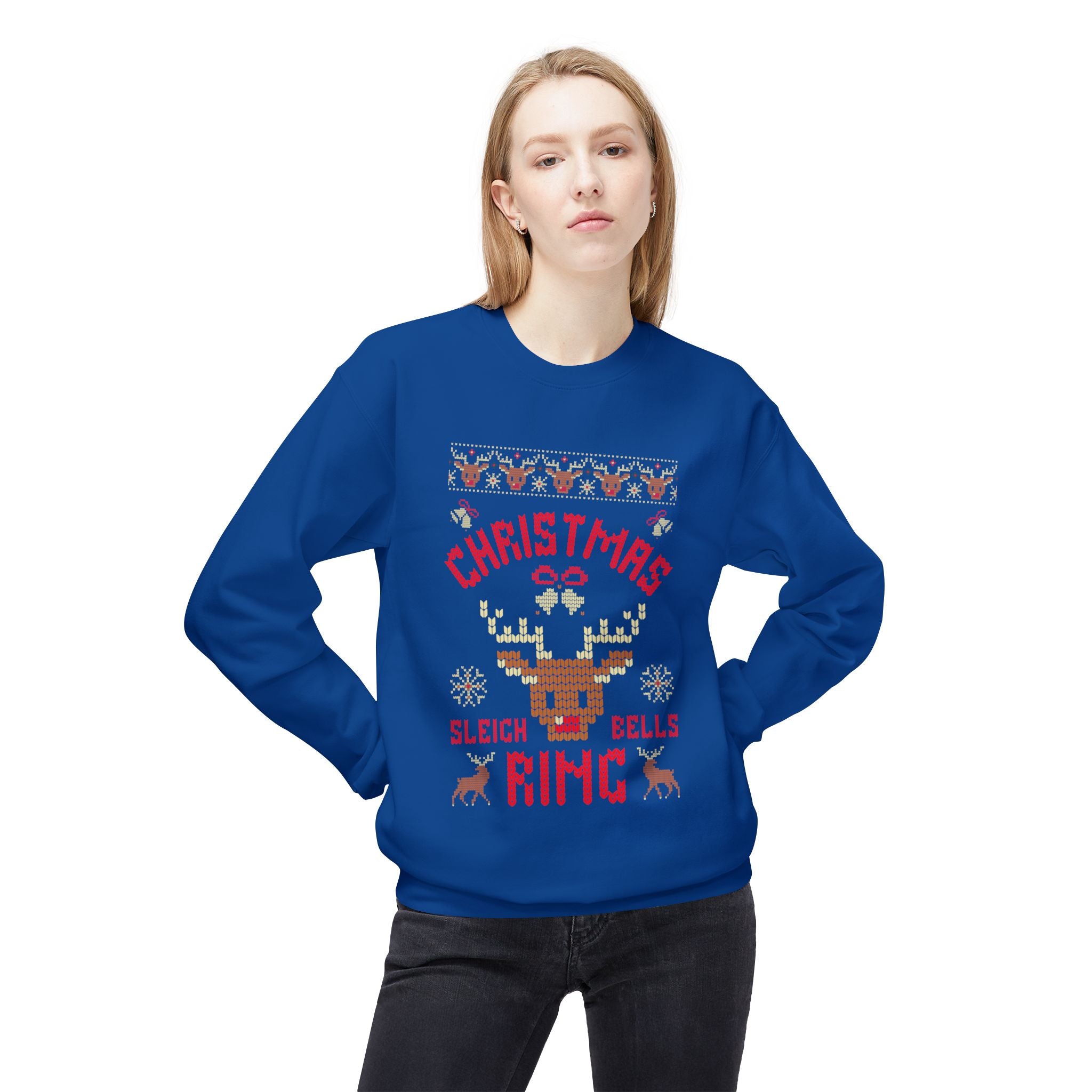 Christmas Unisex Sweatshirt, Casual Streetwear, Gift for Birthdays, Unisex Crewneck, Trendy Outfit