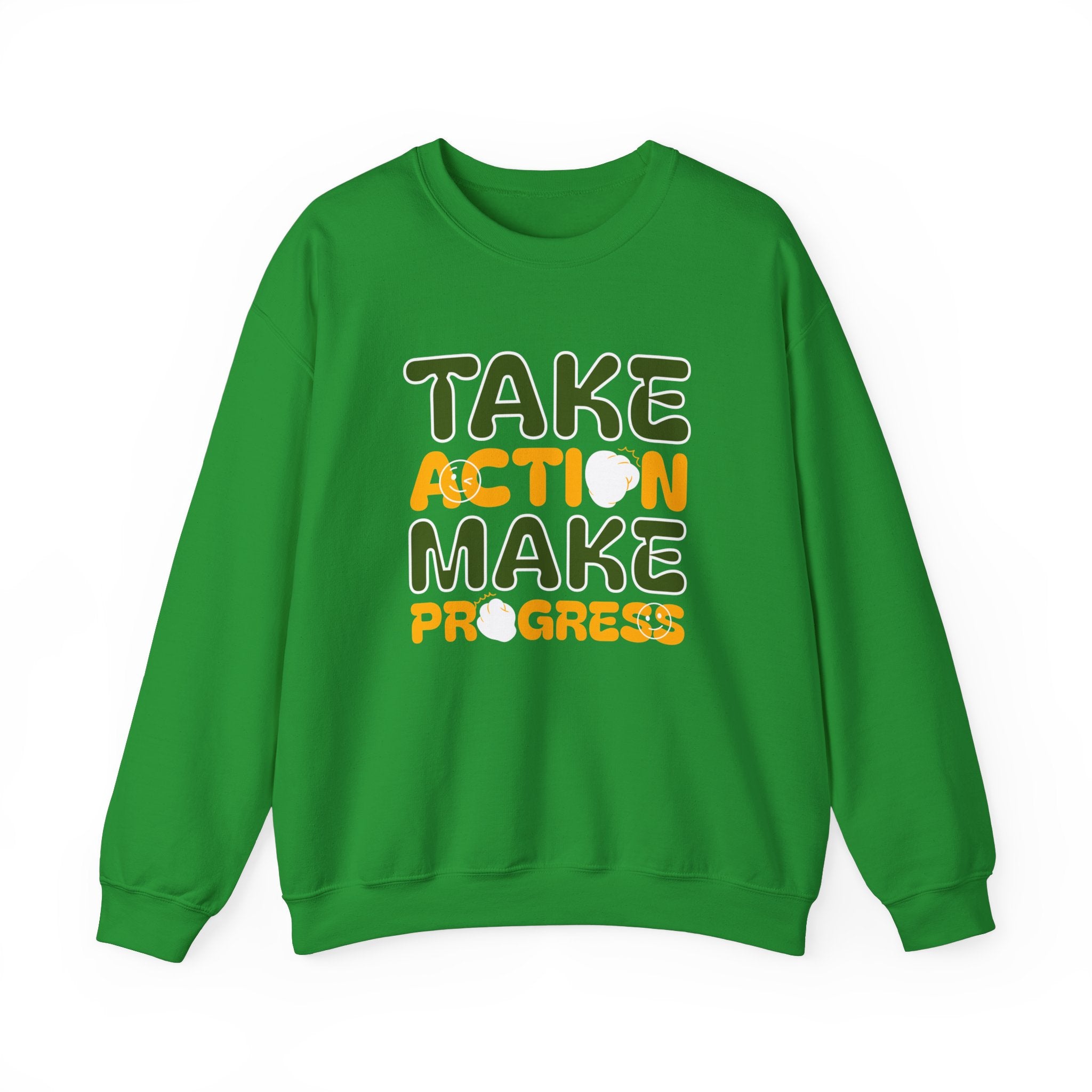 Take Action Make Progress - Sonhco Motivation Sweatshirt