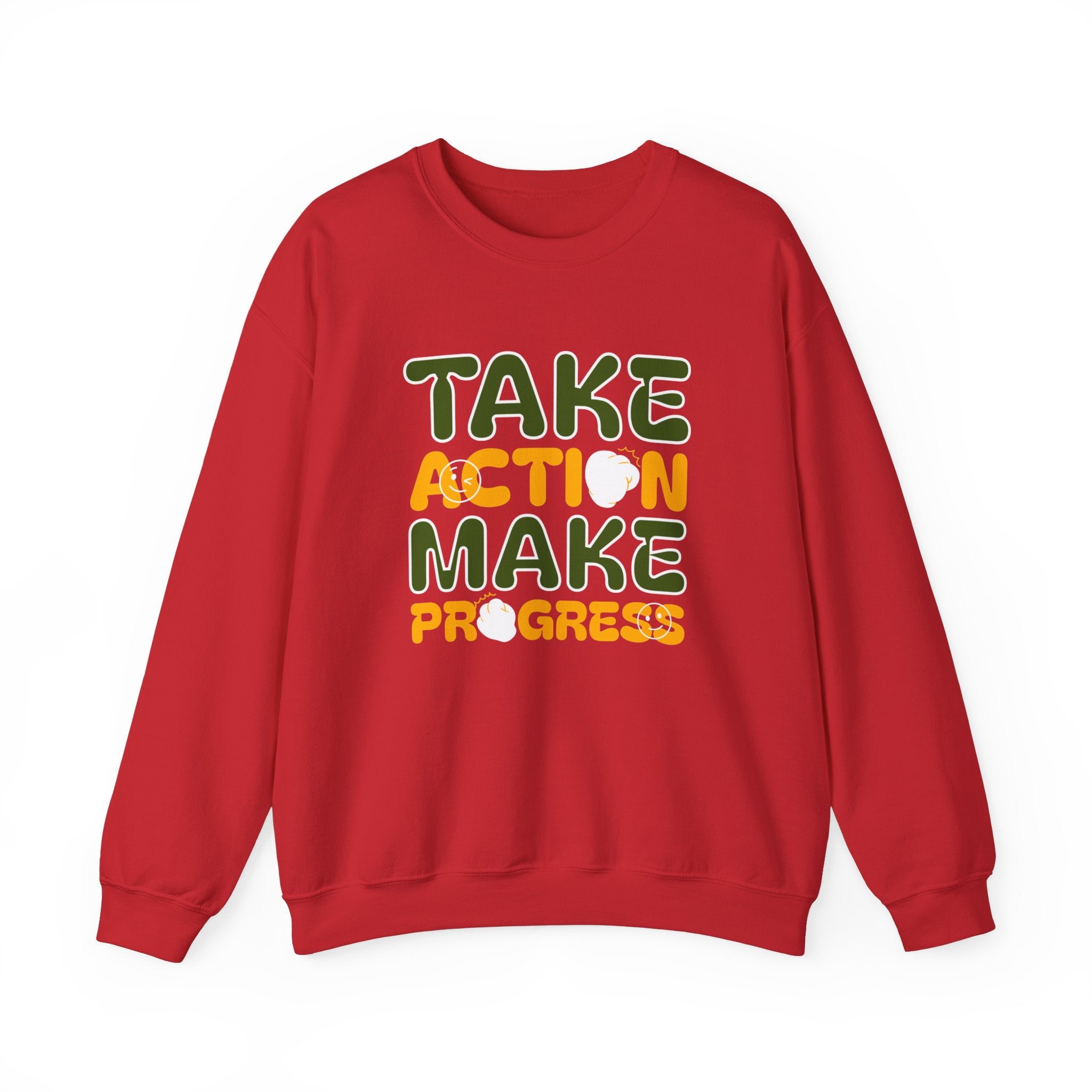 Take Action Make Progress - Sonhco Motivation Sweatshirt