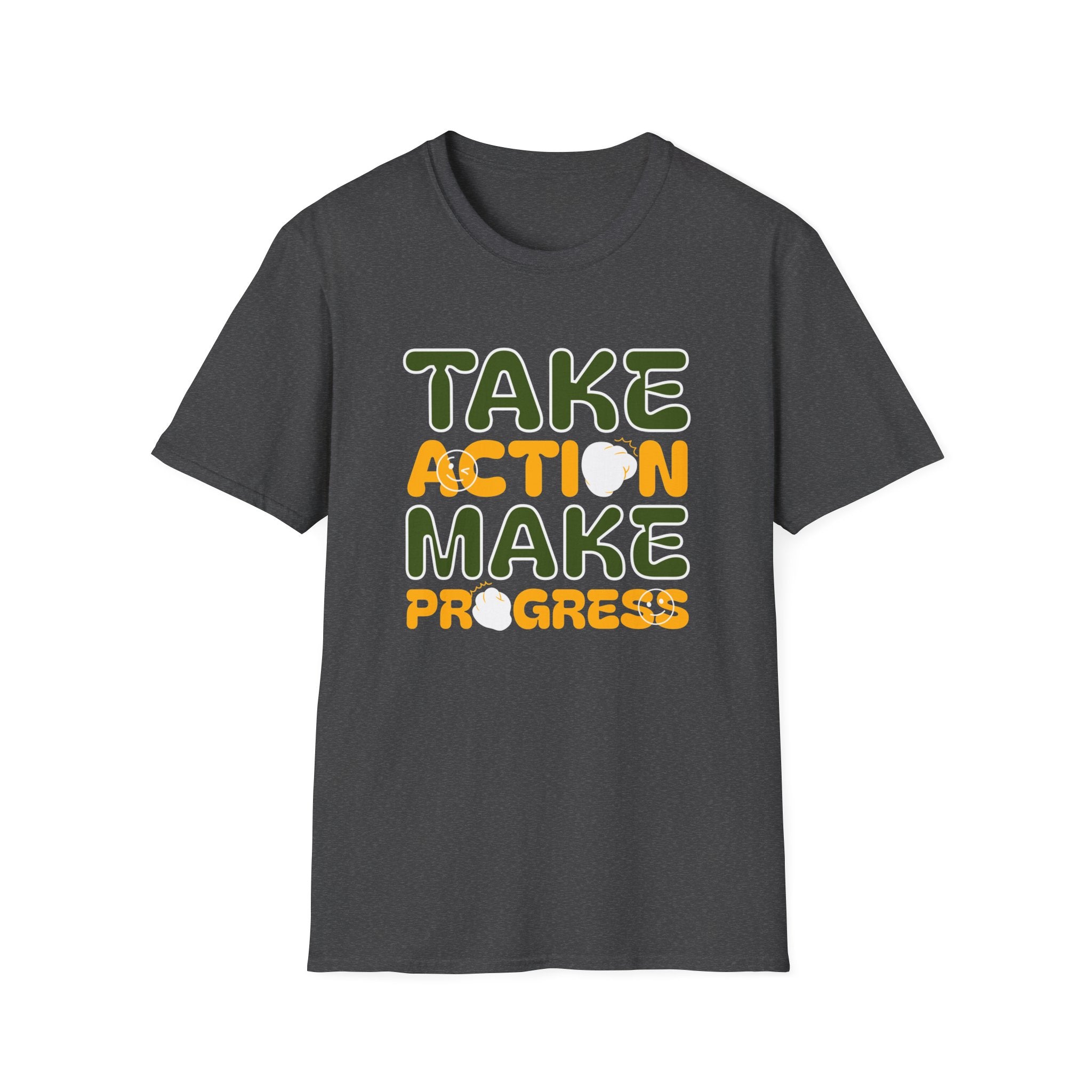 Take Action Make Progress- Sonhco Motivation T-Shirt