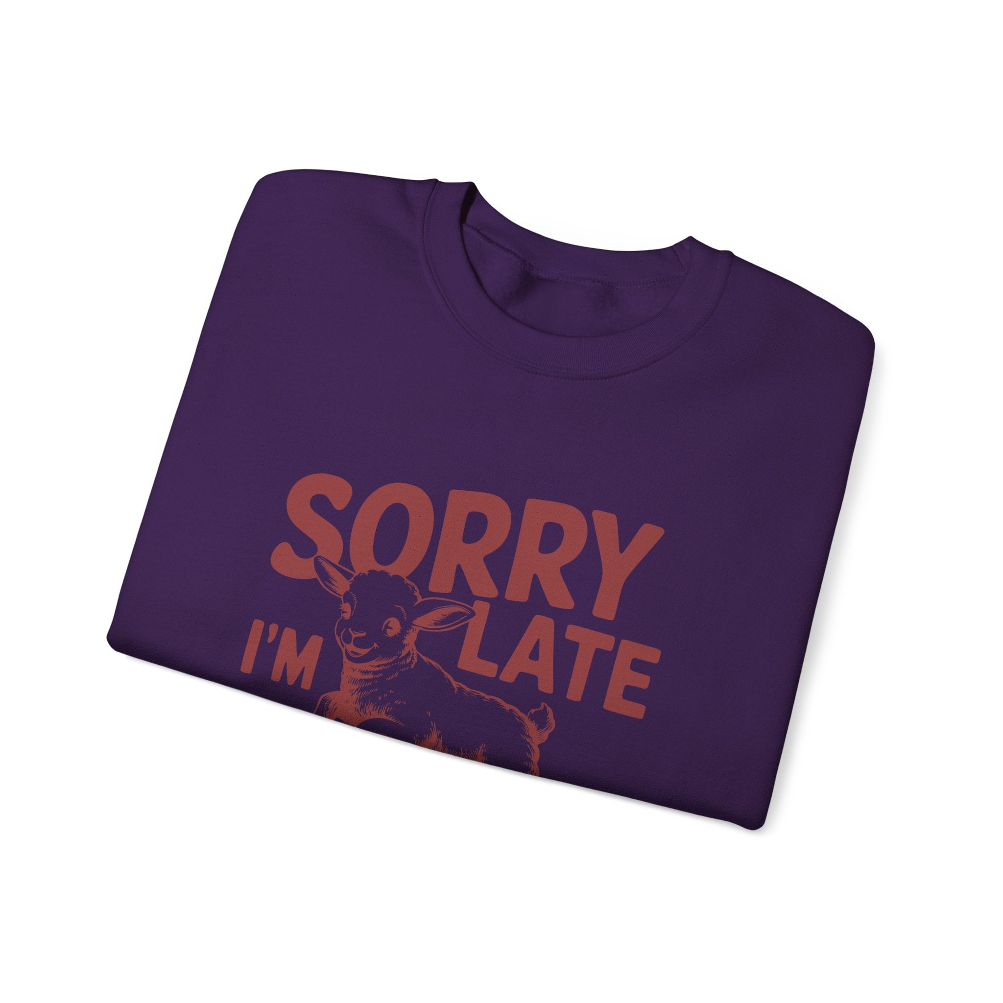 Sorry i am late i was dilly dallying - Unisex Heavy Blend™ Crewneck Sweatshirt