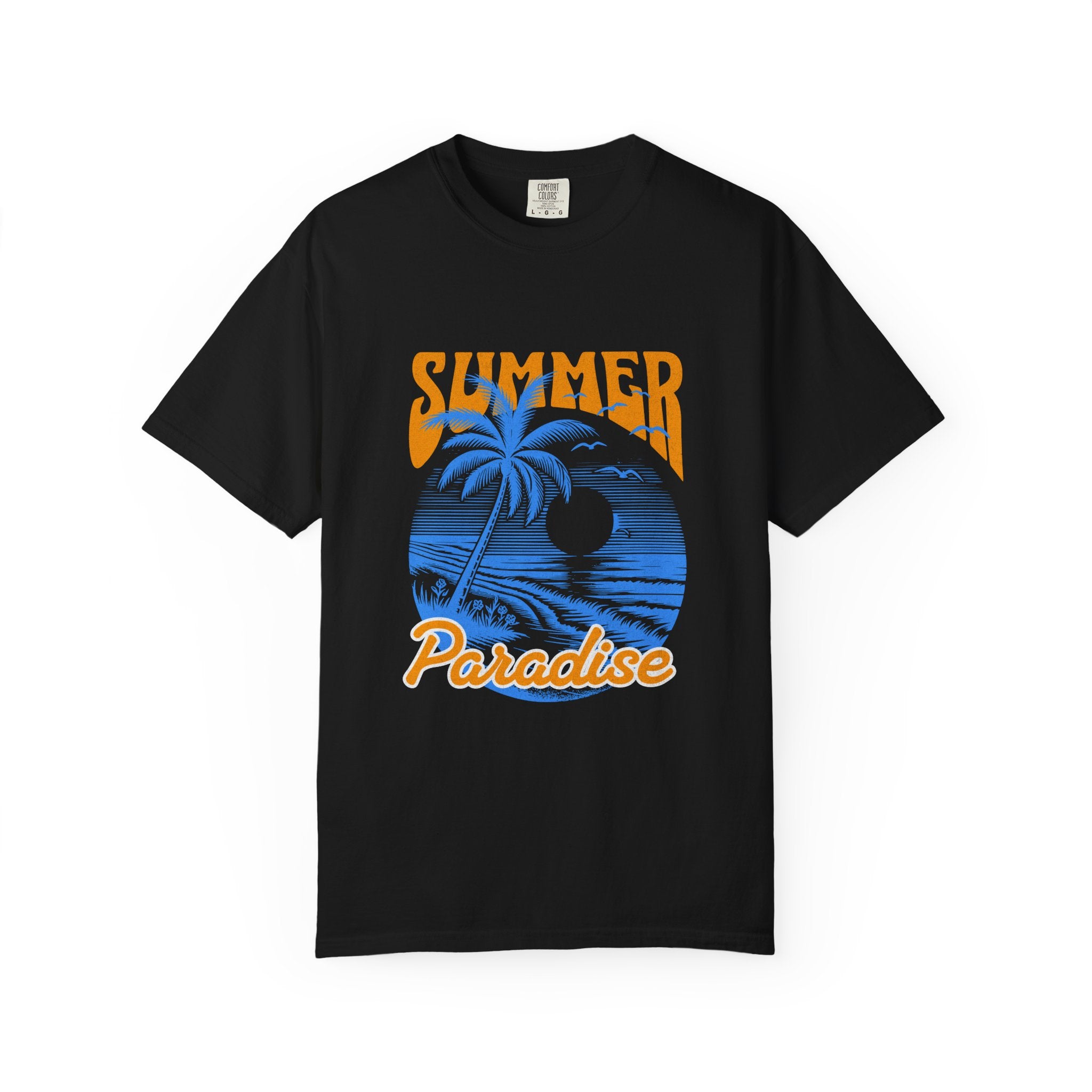 Summer Paradise Unisex Garment-Dyed T-Shirt