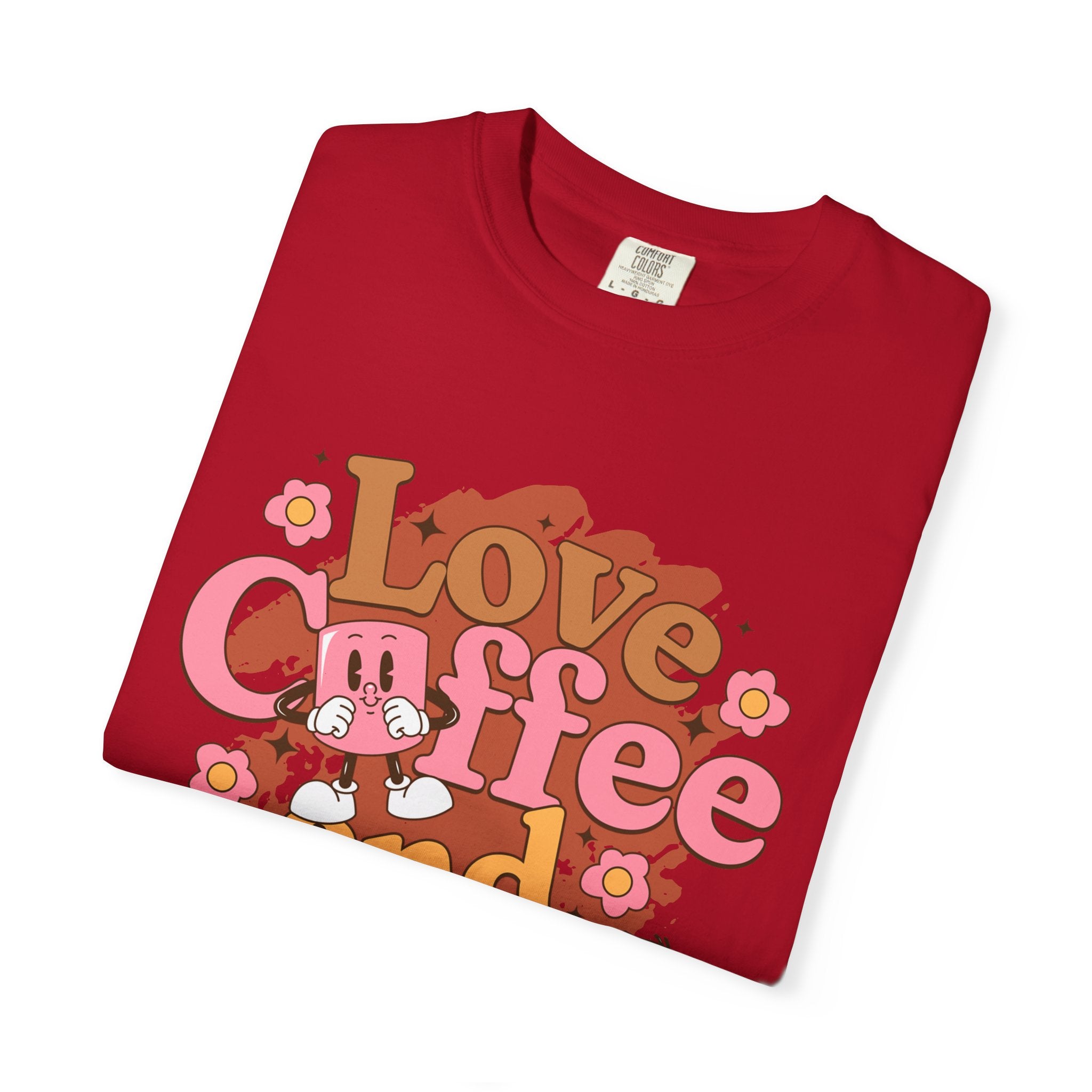 Coffee And Dog Lover's Unisex Sonhco T-shirt - Time For Coffee Keep Chilling and Relaxing
