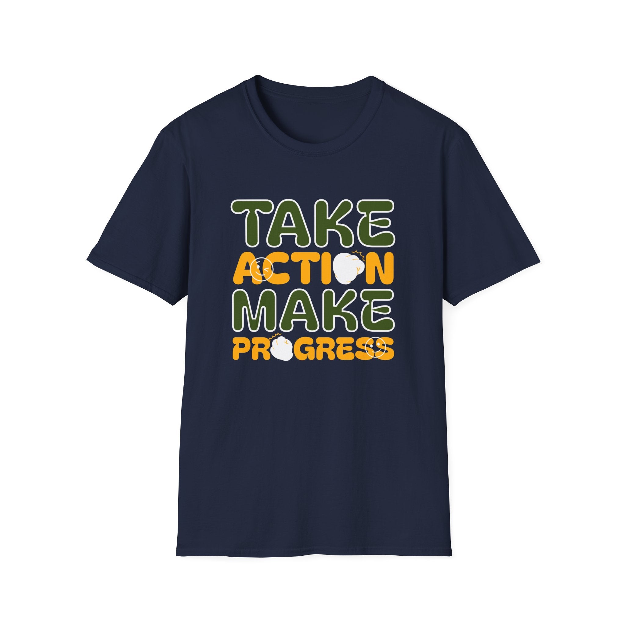 Take Action Make Progress- Sonhco Motivation T-Shirt