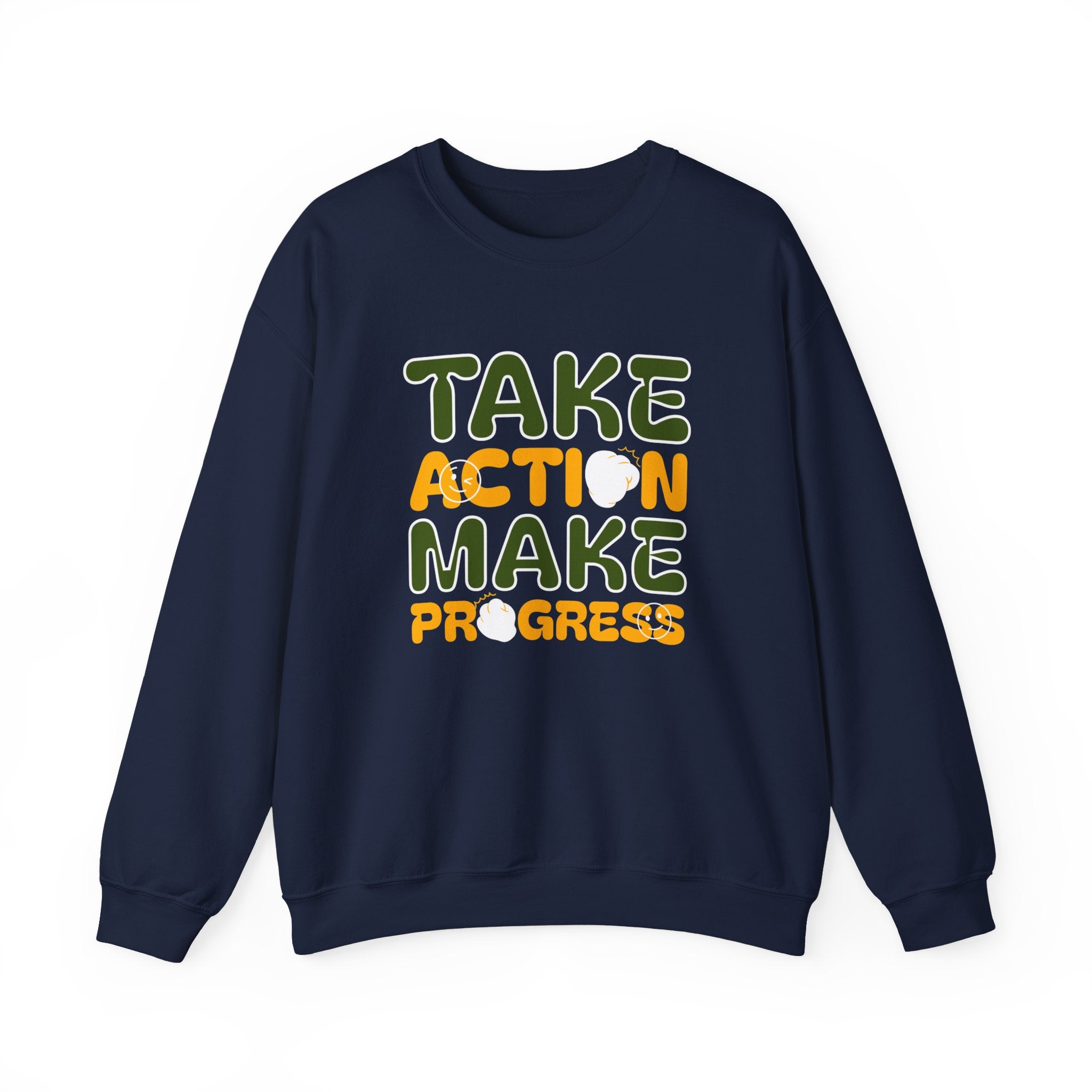 Take Action Make Progress - Sonhco Motivation Sweatshirt