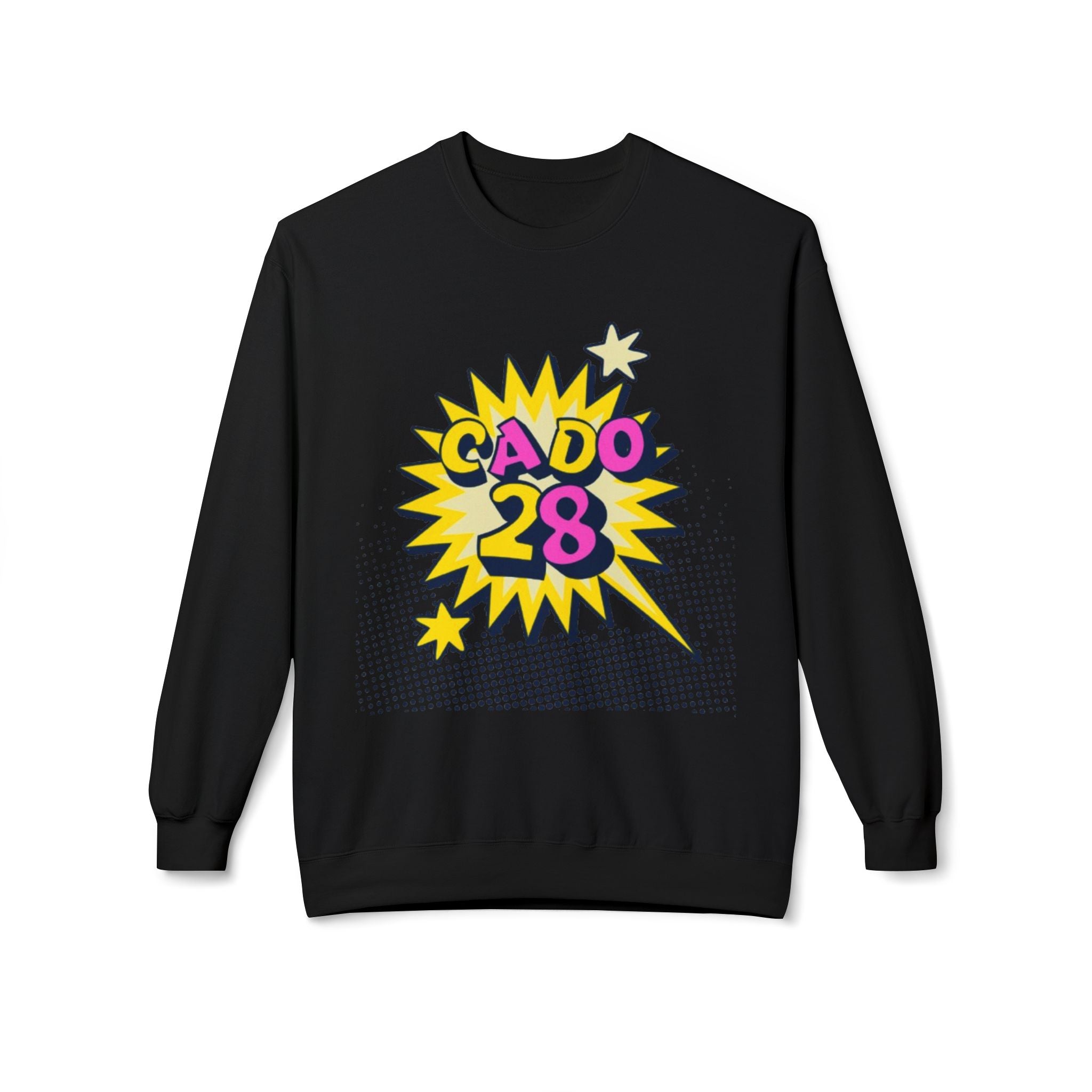 Cado 28 Sweatshirt, Funny Apparel for Teens, Casual Streetwear, Gift for Birthdays, Unisex Crewneck, Trendy Outfit