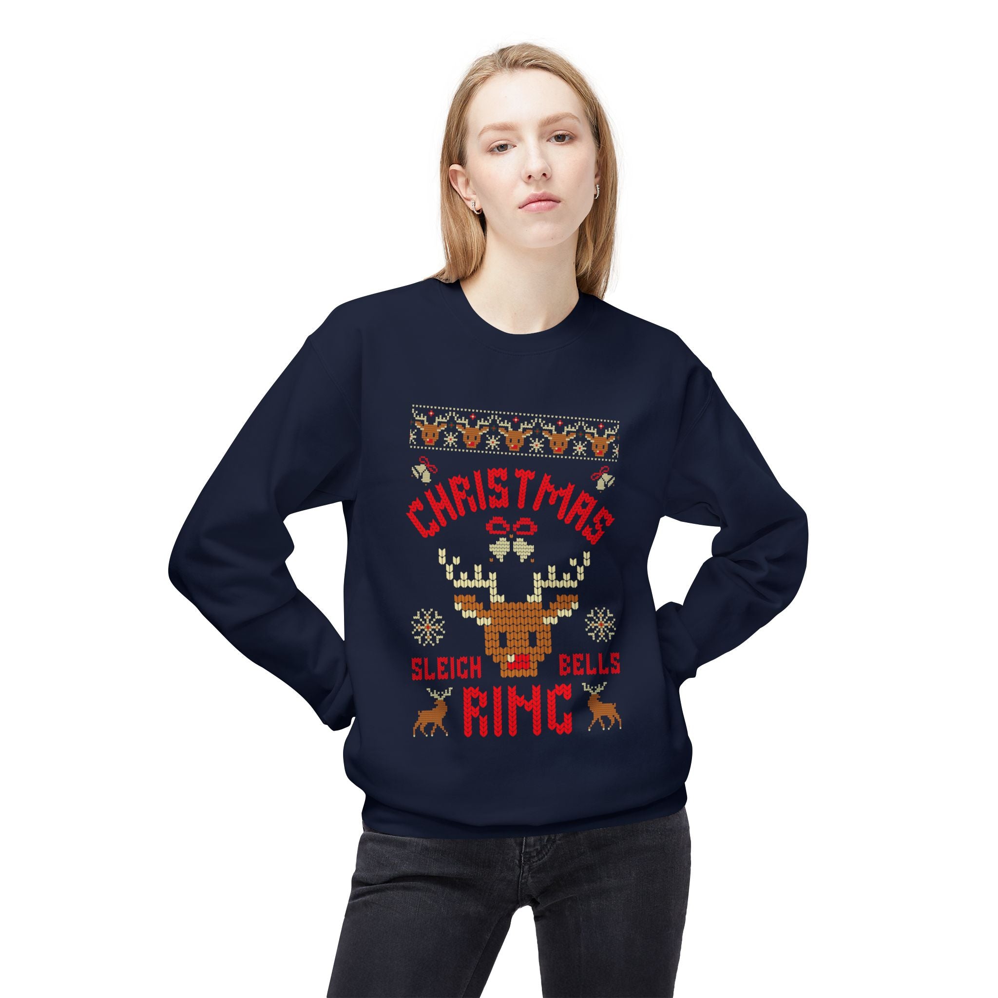 Christmas Unisex Sweatshirt, Casual Streetwear, Gift for Birthdays, Unisex Crewneck, Trendy Outfit