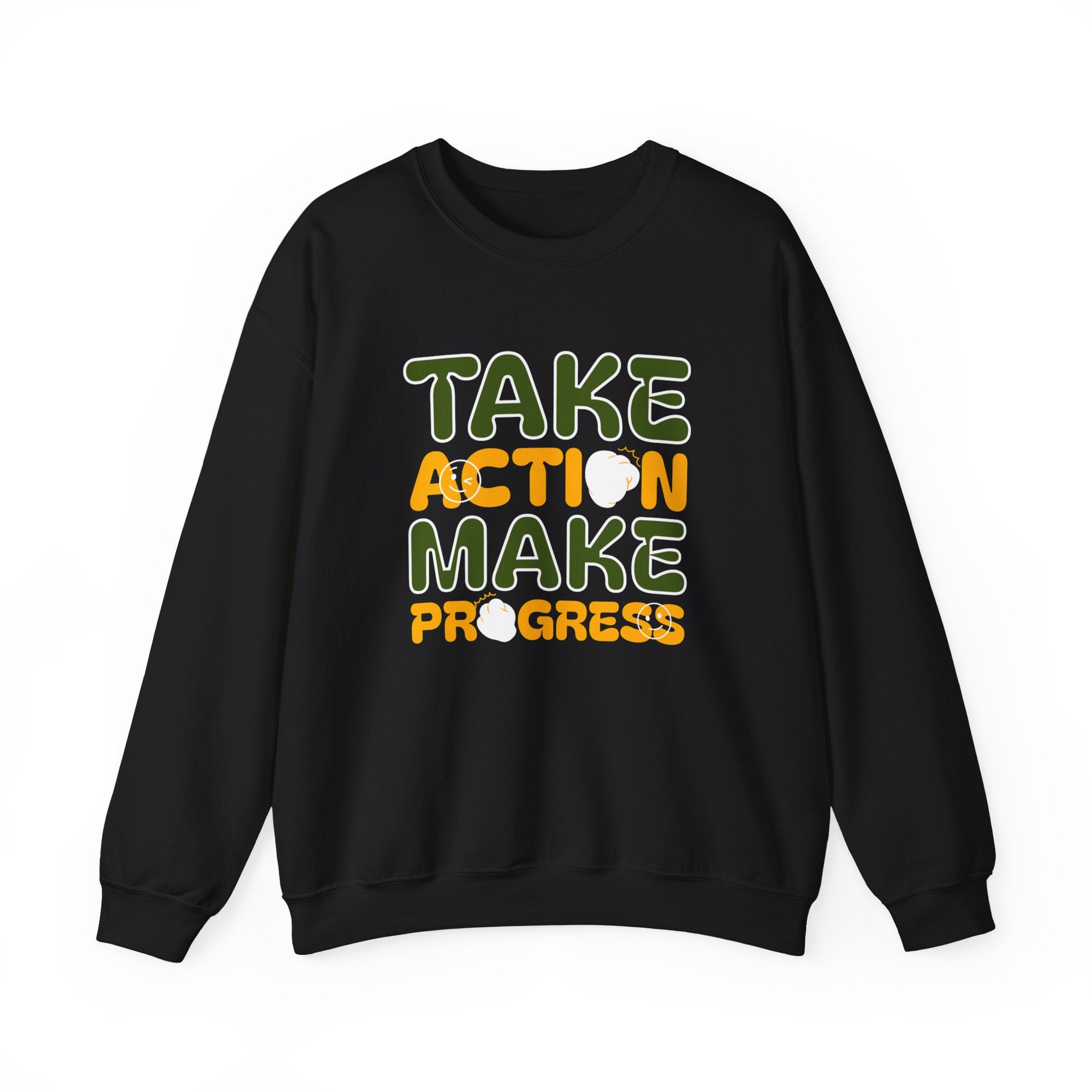 Take Action Make Progress - Sonhco Motivation Sweatshirt