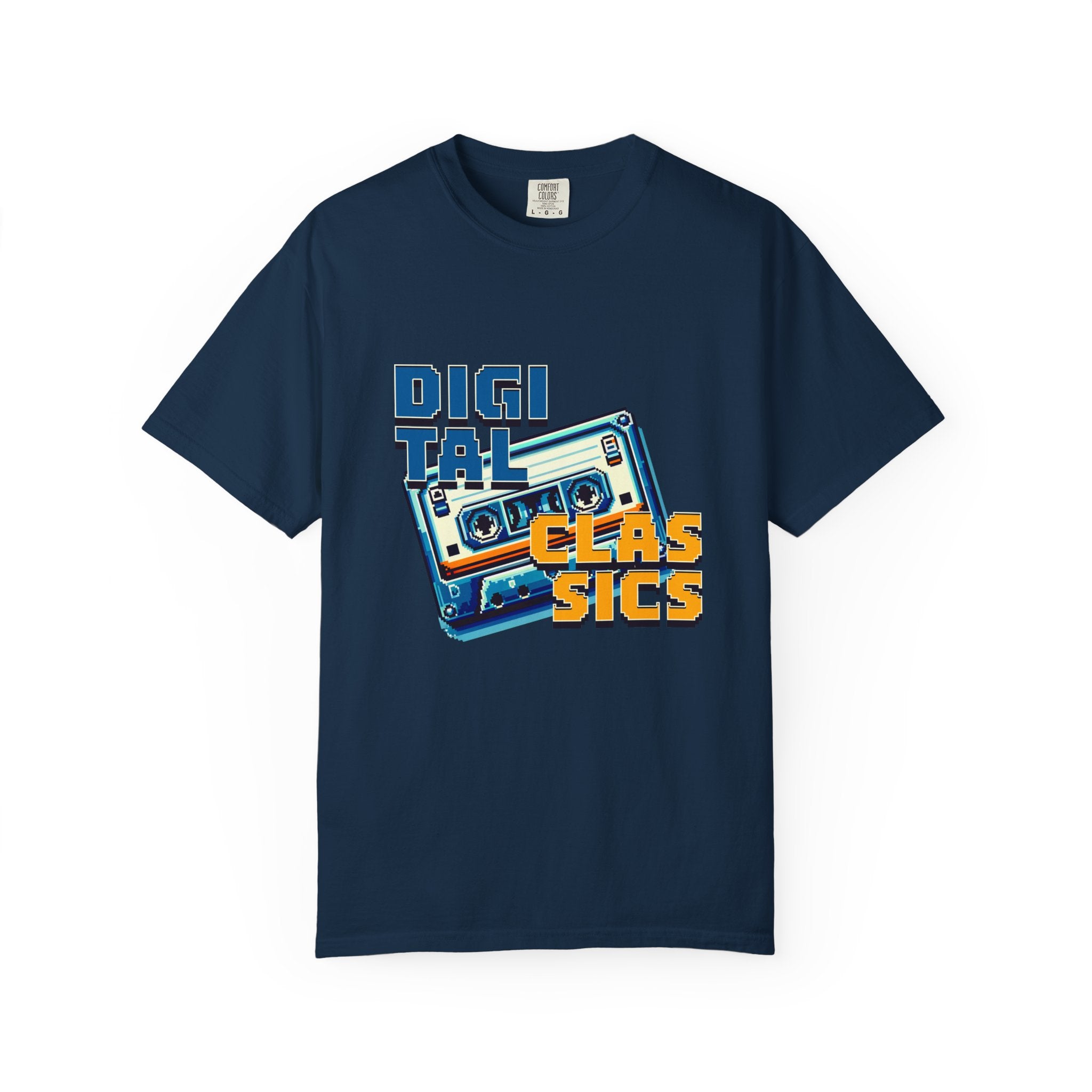 Digital Classics Retro Design Unisex Garment-Dyed T-Shirt