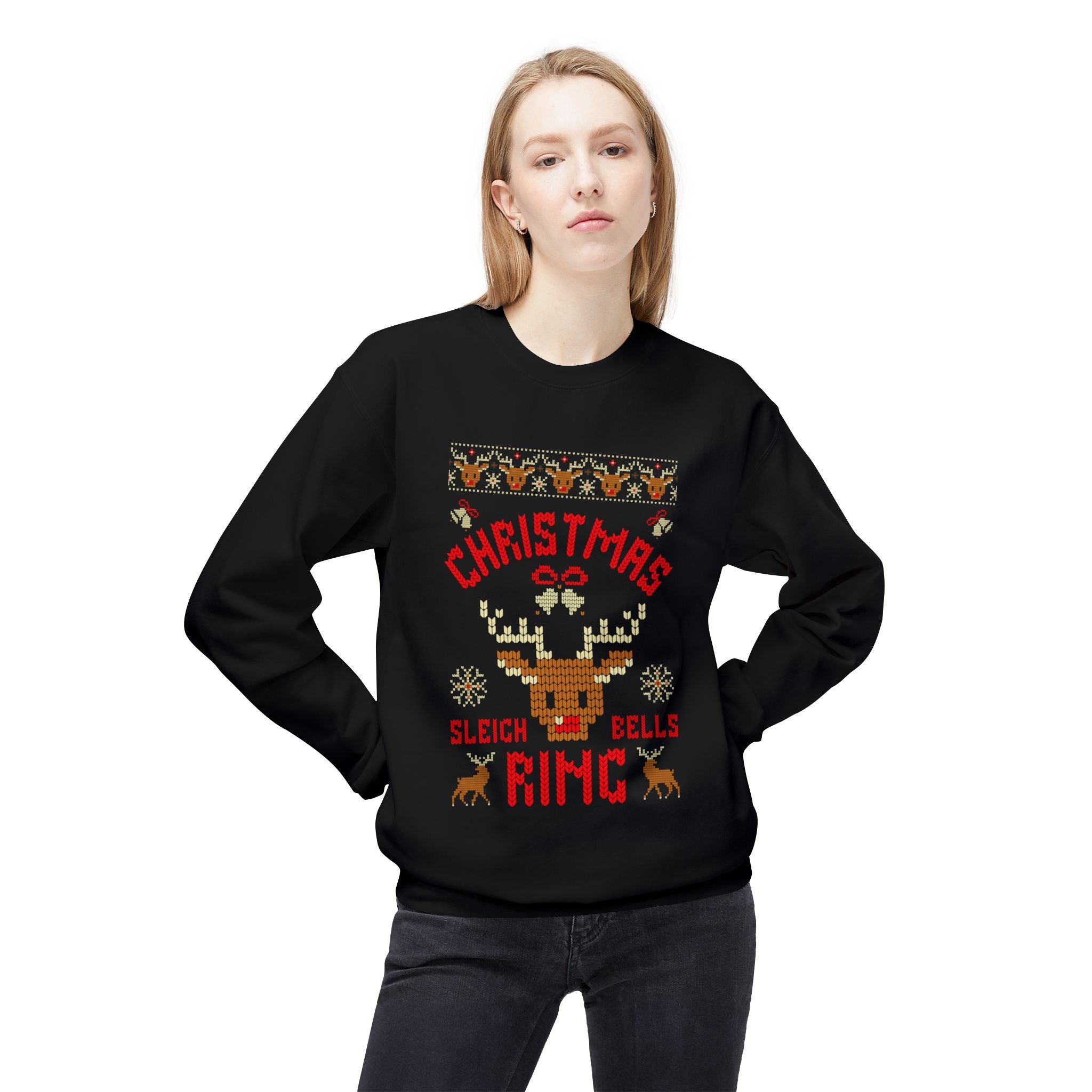 Christmas Unisex Sweatshirt, Casual Streetwear, Gift for Birthdays, Unisex Crewneck, Trendy Outfit