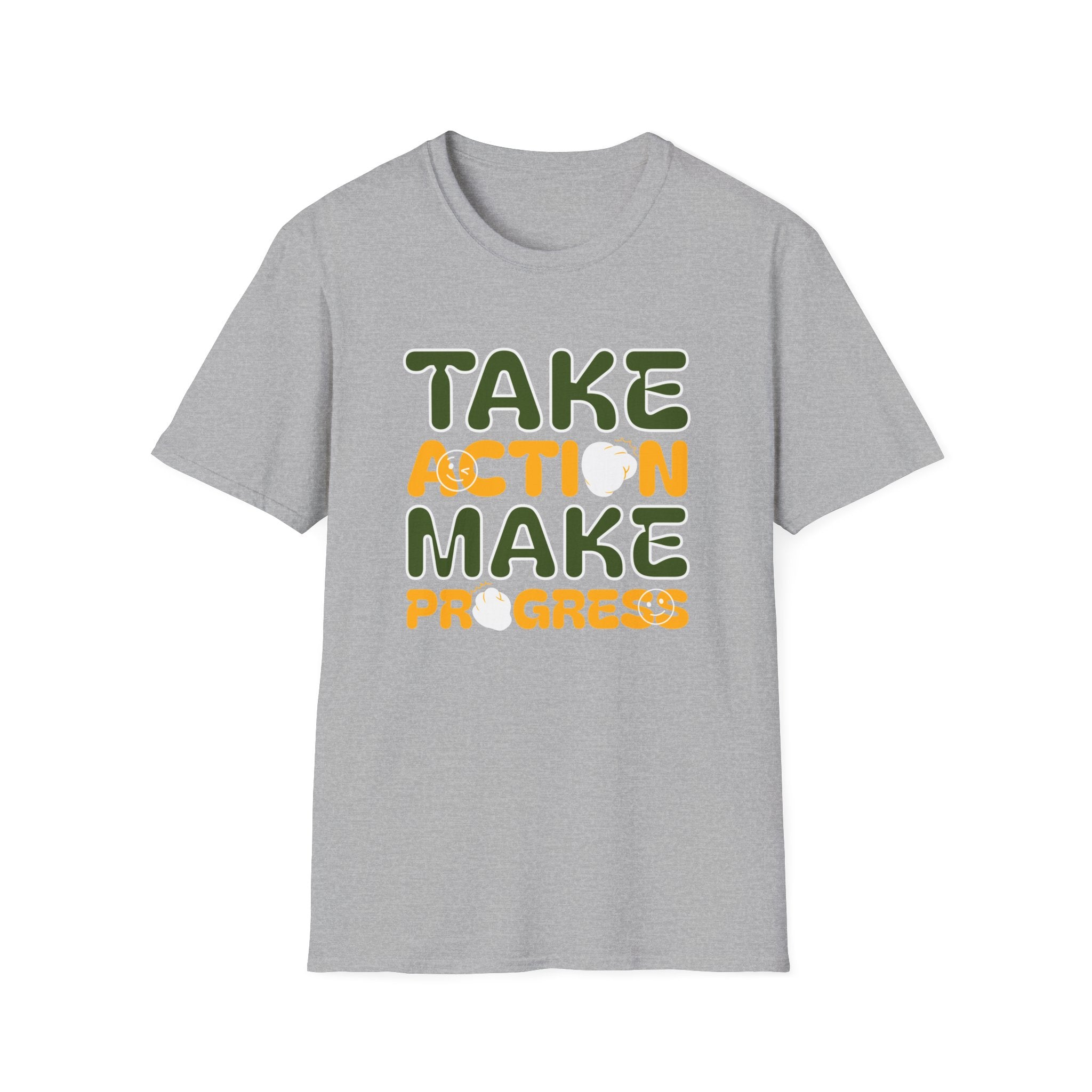 Take Action Make Progress- Sonhco Motivation T-Shirt