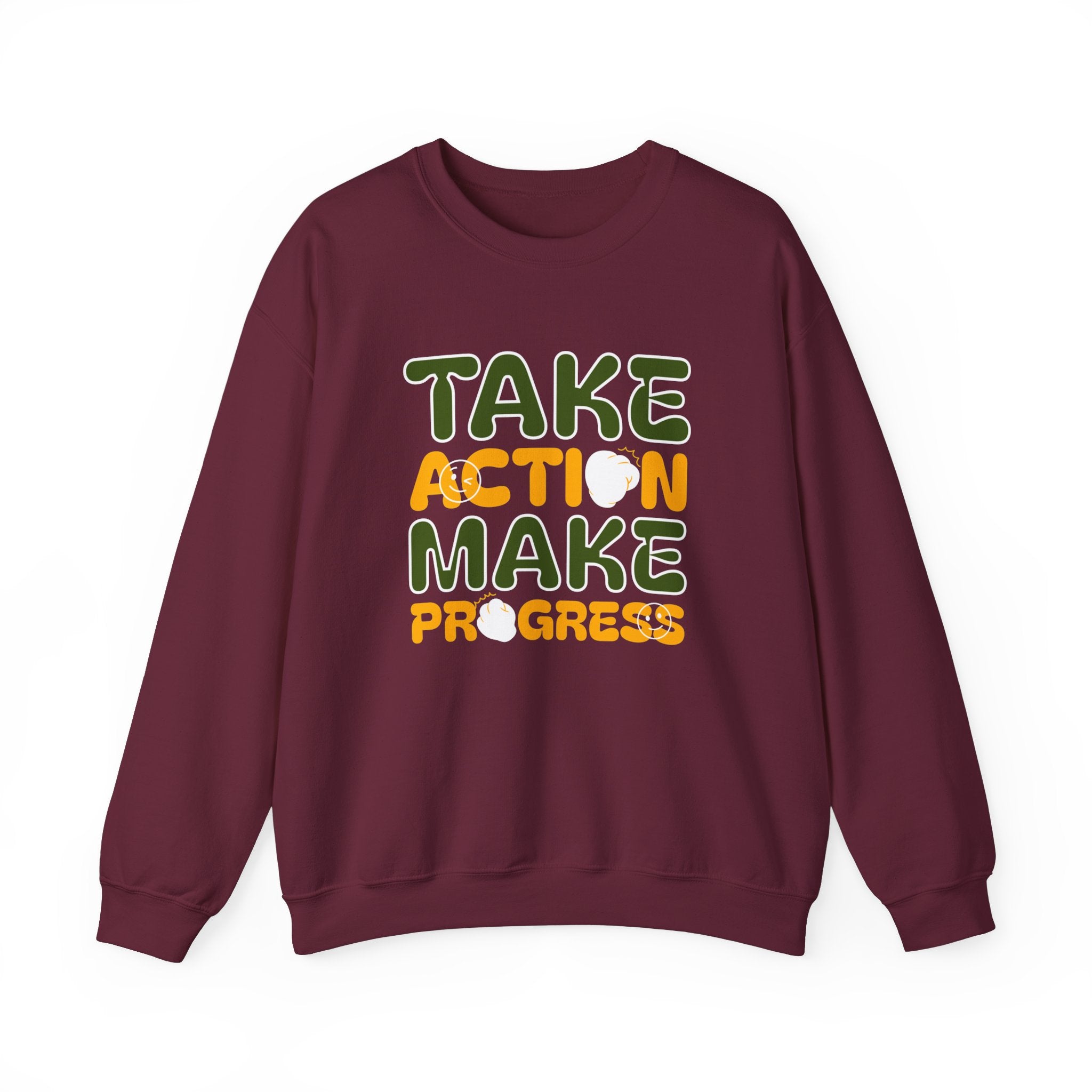 Take Action Make Progress - Sonhco Motivation Sweatshirt
