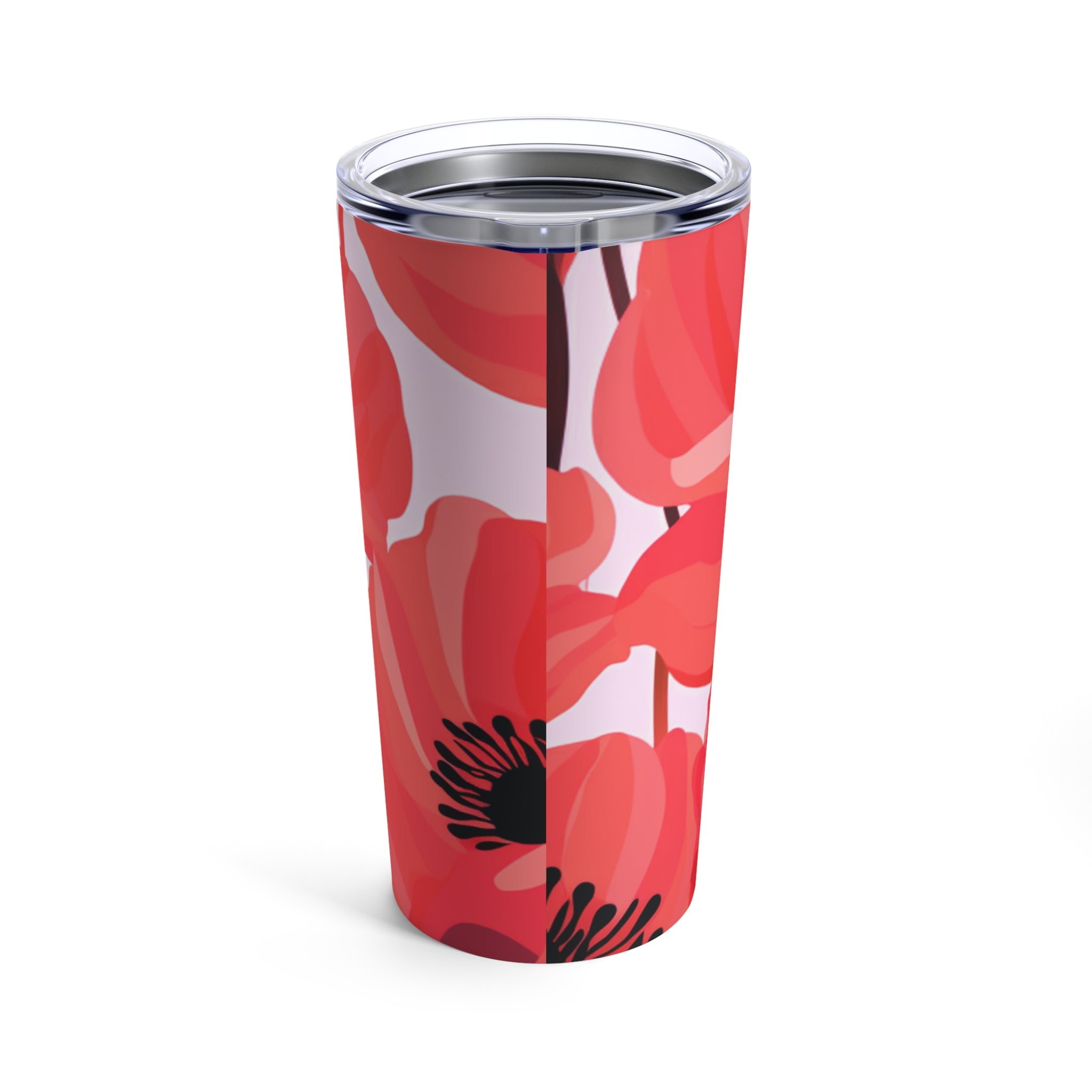 Red Flower, Tumbler 20oz
