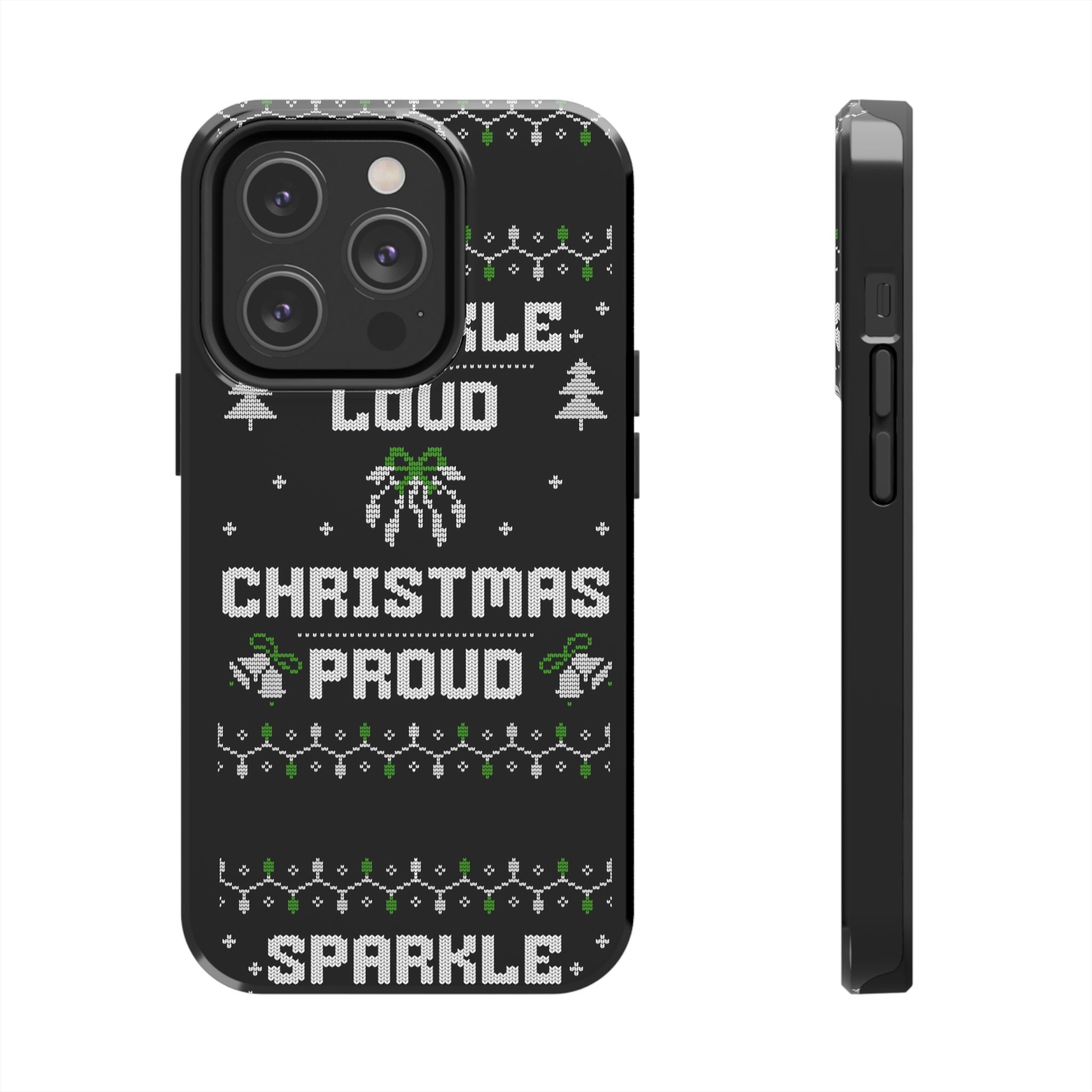 Christmas Proud Tough Phone Cases with Cool Illustrations