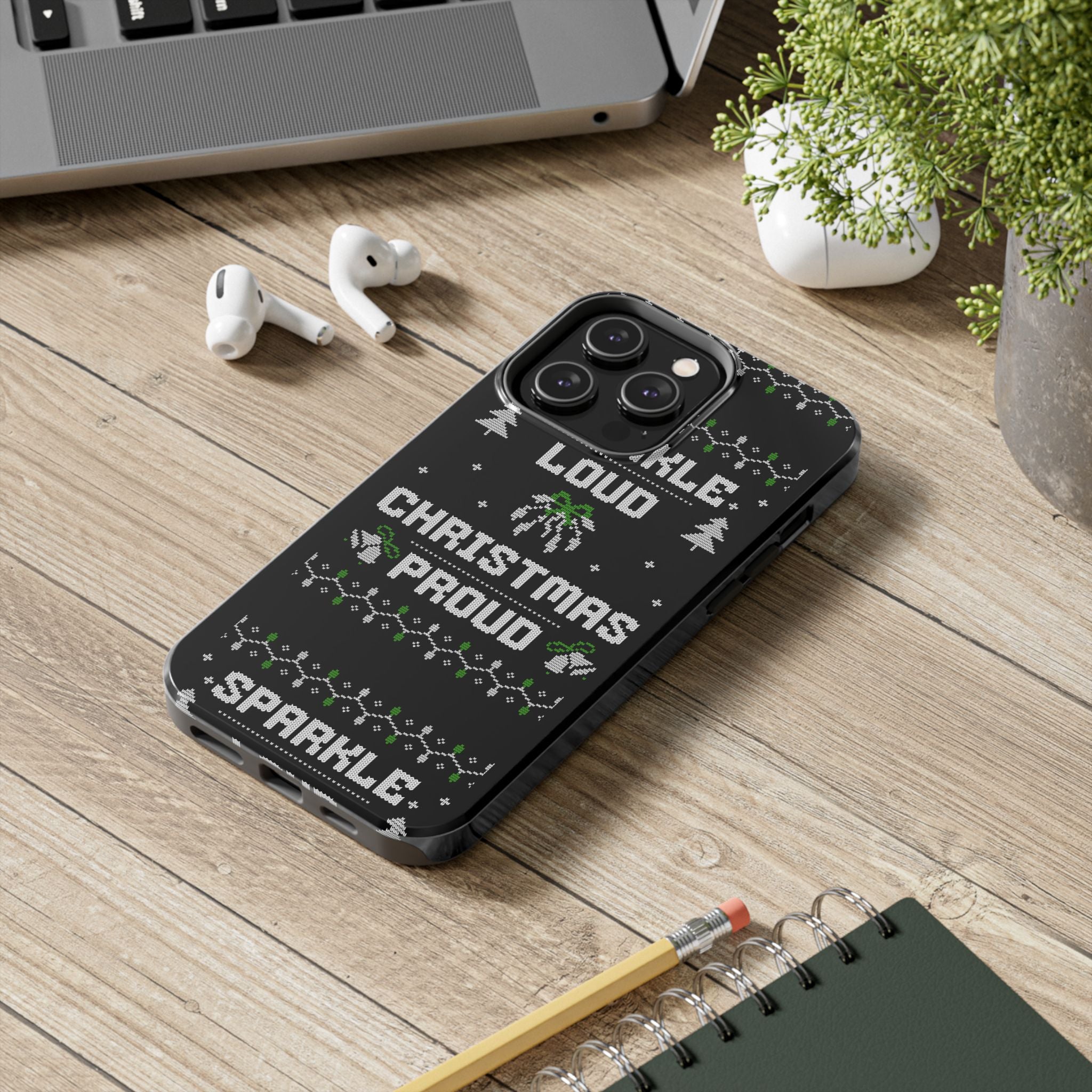 Christmas Proud Tough Phone Cases with Cool Illustrations