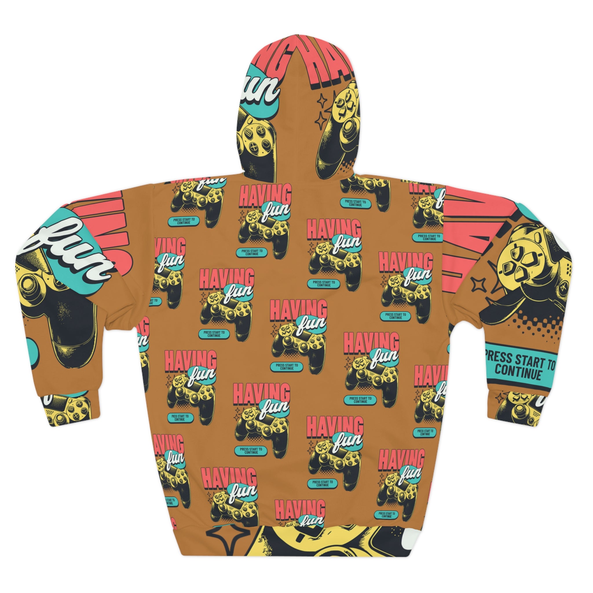 Retro Gamer Unisex Pullover Hoodie - Perfect for Game Nights, Birthdays, Christmas, and Everyday Wear, Fun Gaming Fashion