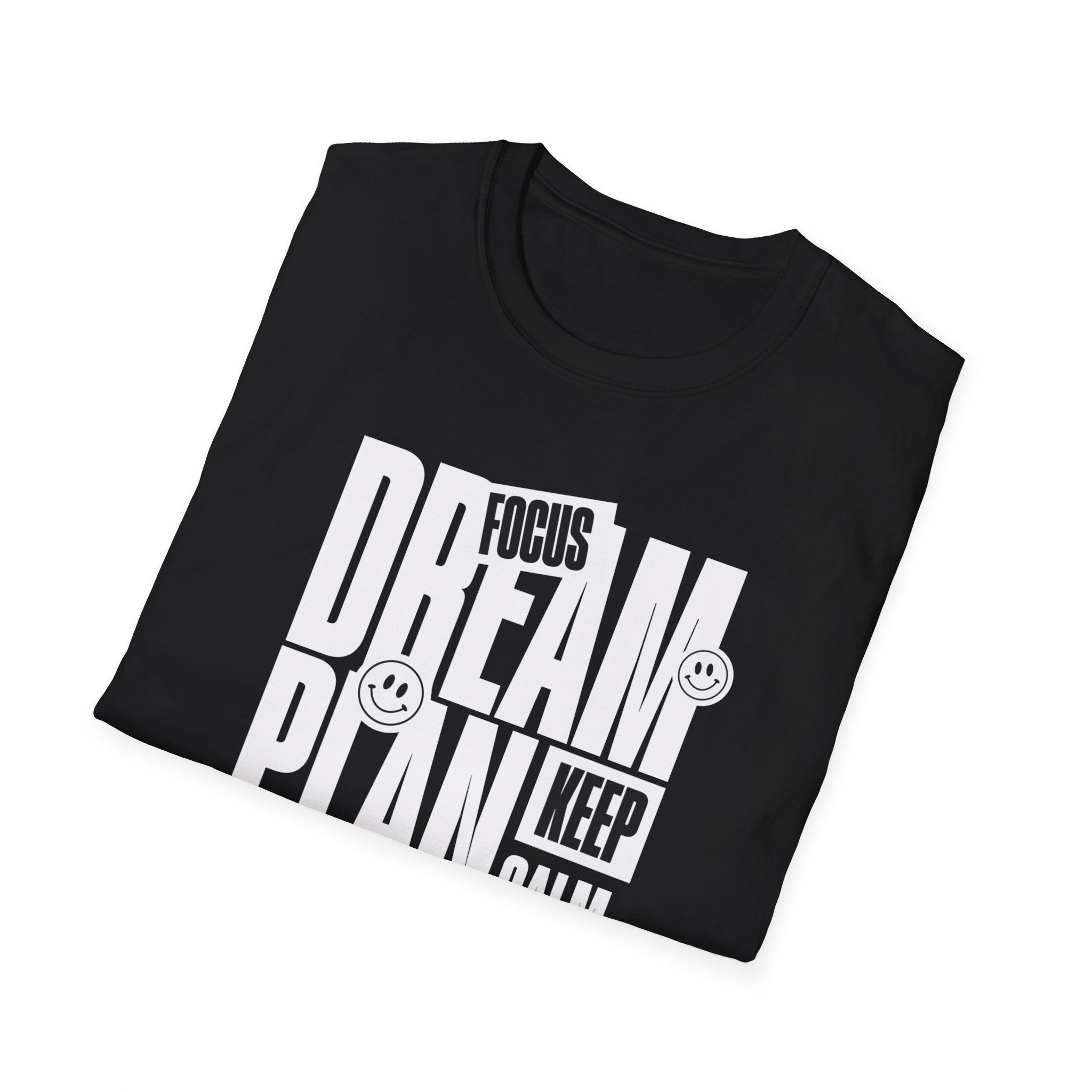 Dream, Plan , Archieve - Black Sonhco Motivation T-Shirt