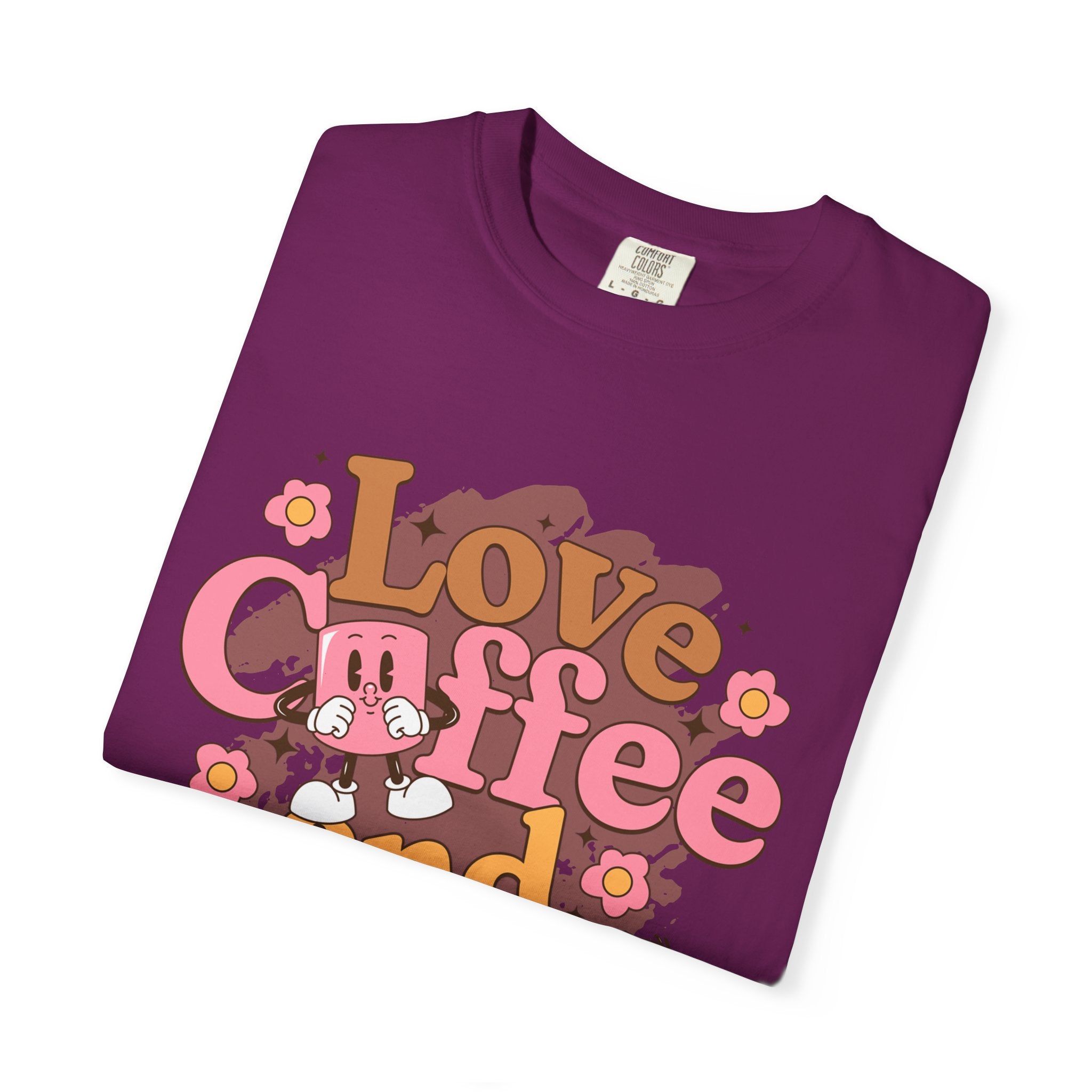 Coffee And Dog Lover's Unisex Sonhco T-shirt - Time For Coffee Keep Chilling and Relaxing