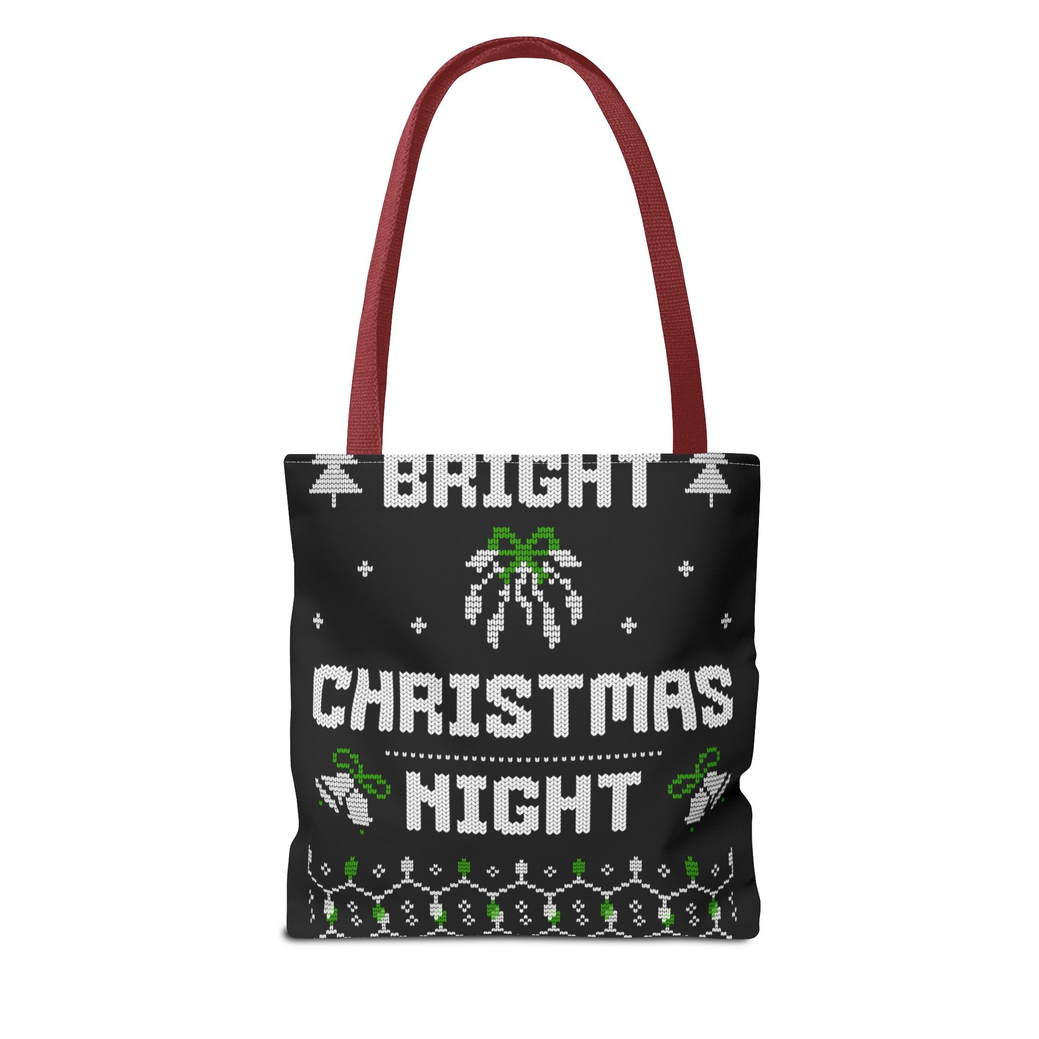 Christmas Tote Bag, Holiday Shopping Bag, Festive Gift Bag, Twinkle Bright Designs, Eco-Friendly Christmas Decor