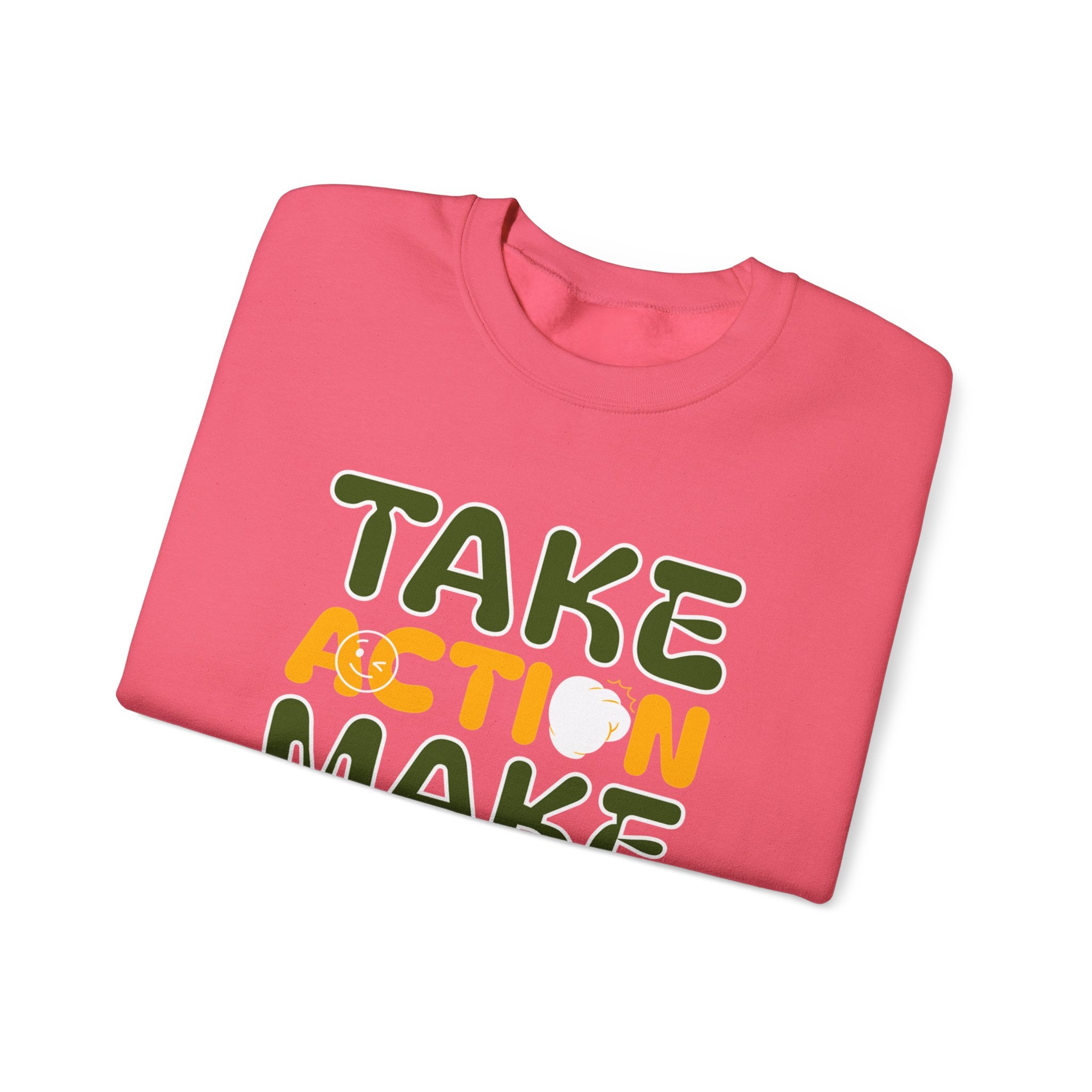 Take Action Make Progress - Sonhco Motivation Sweatshirt