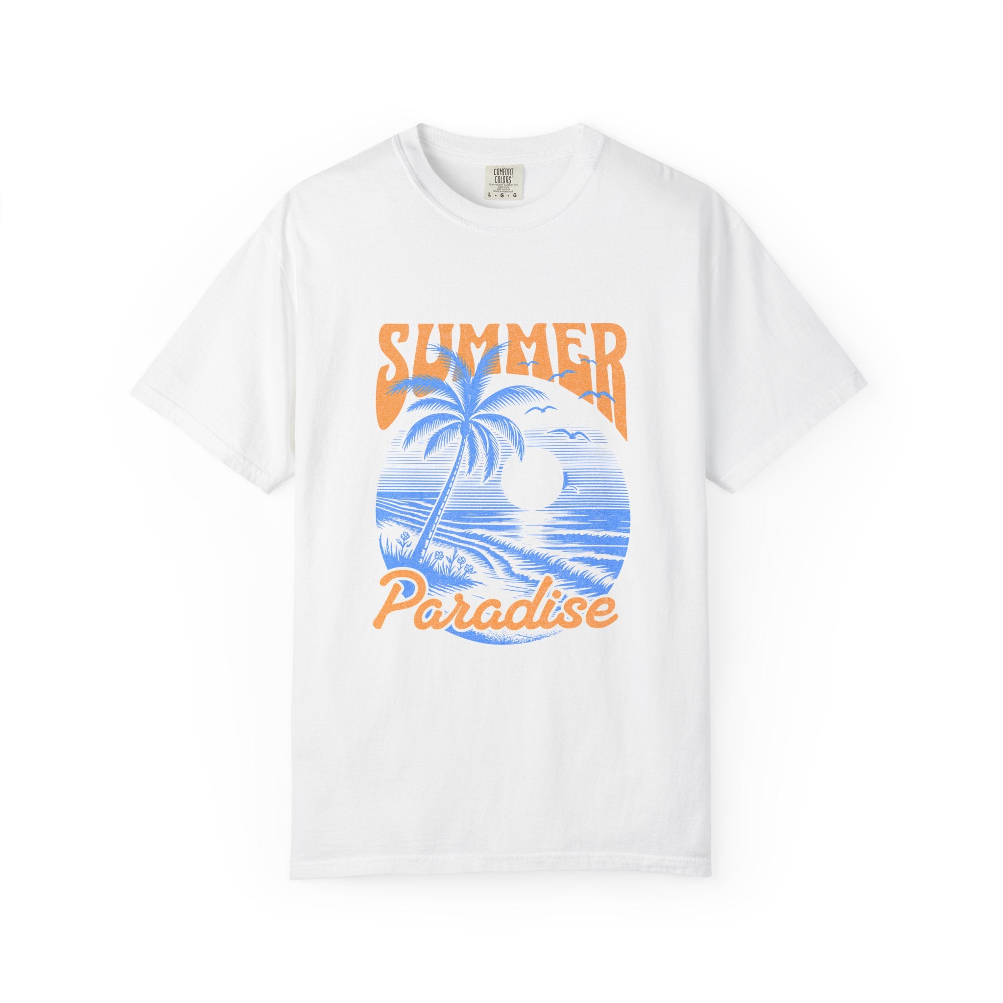 Summer Paradise Unisex Garment-Dyed T-Shirt