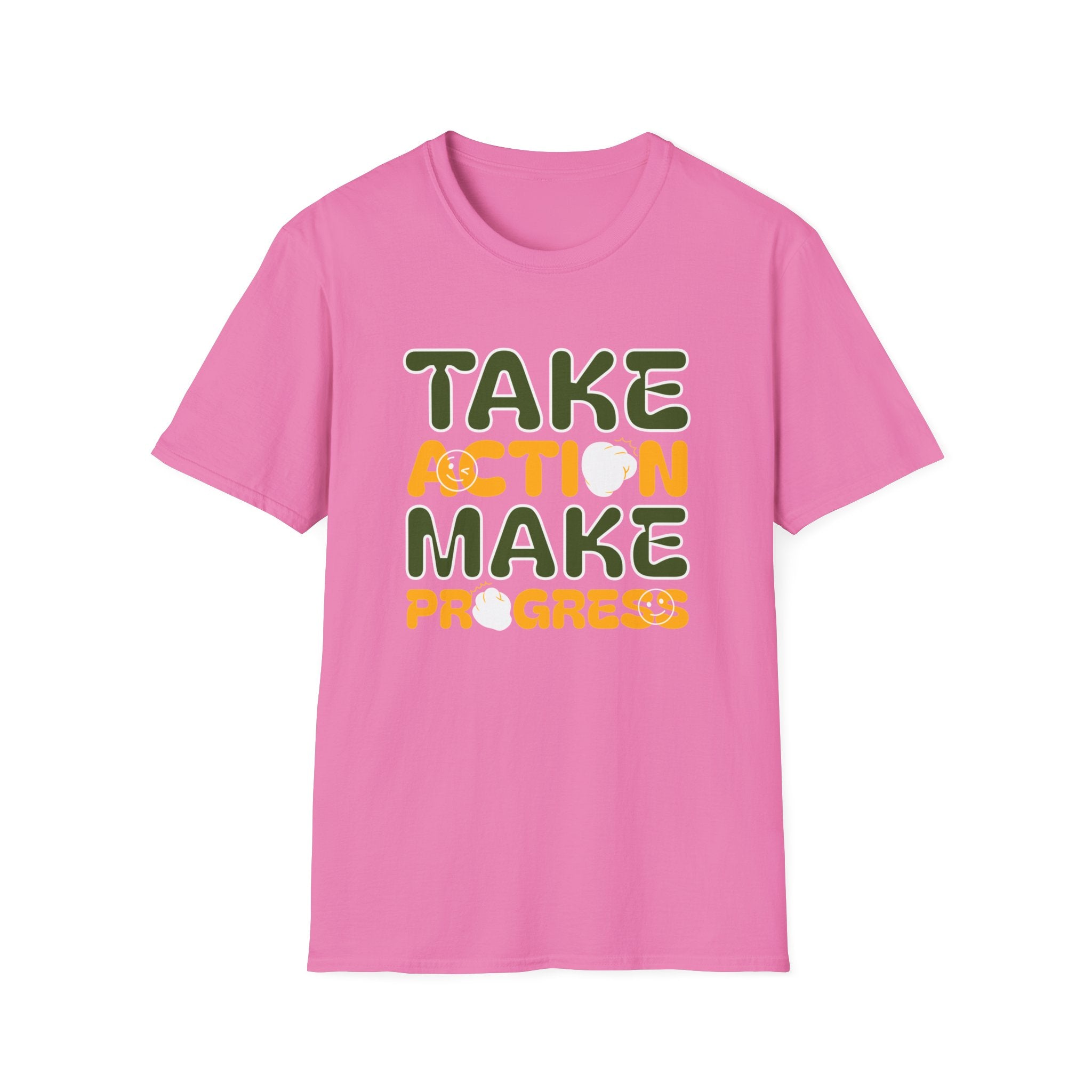 Take Action Make Progress- Sonhco Motivation T-Shirt
