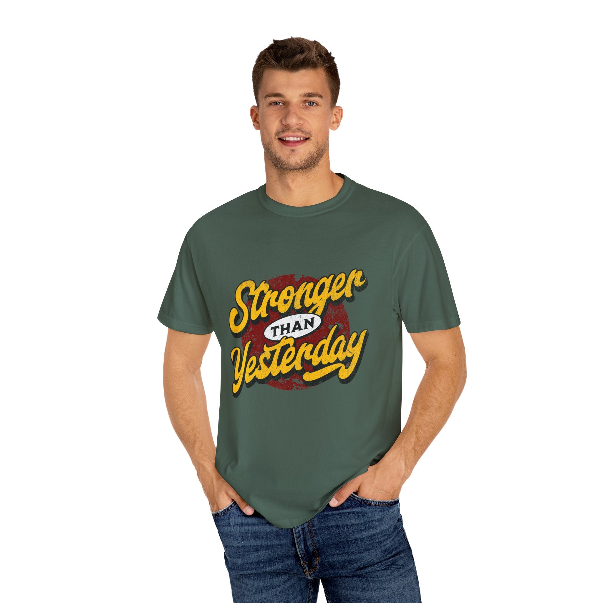 Strength In Every Stitch Unisex Garment-Dyed T-shirt