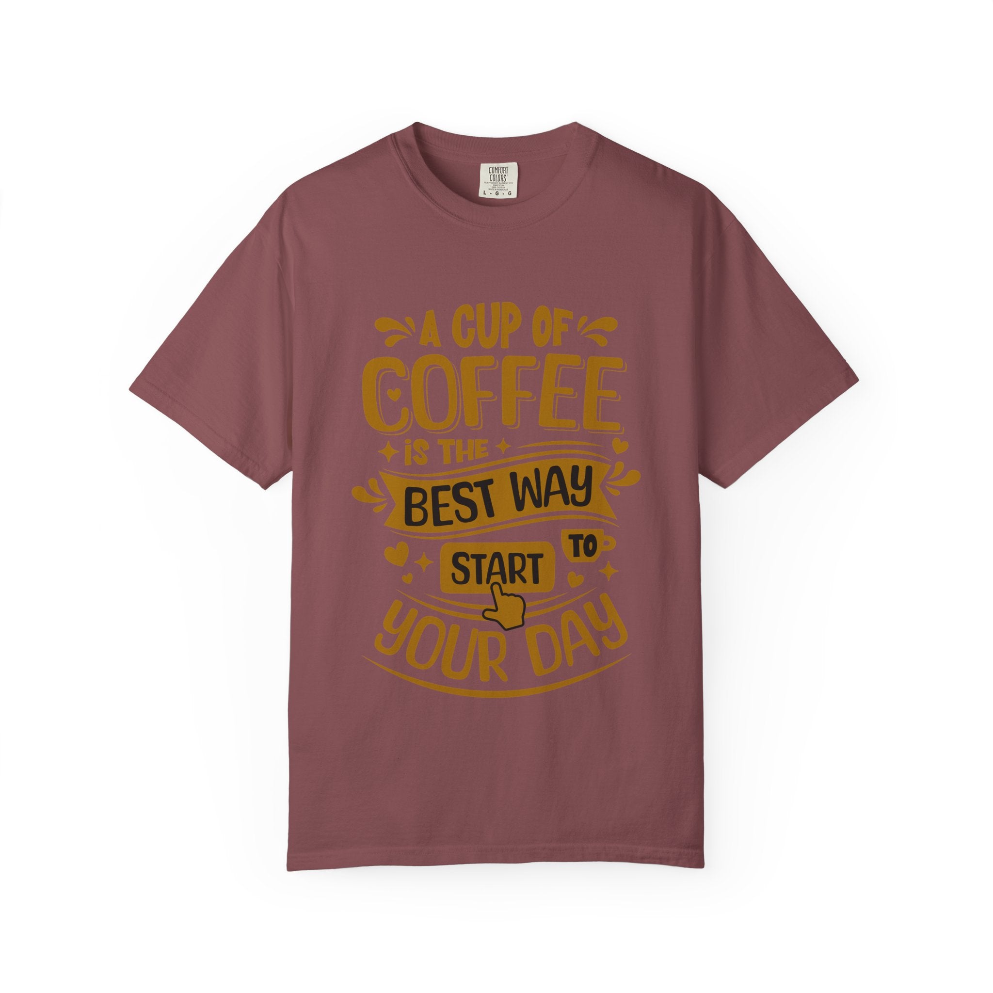 Coffee Lover's Unisex Sonhco T-shirt - A Cup Of Coffee Is The Best Way to Start Your Day