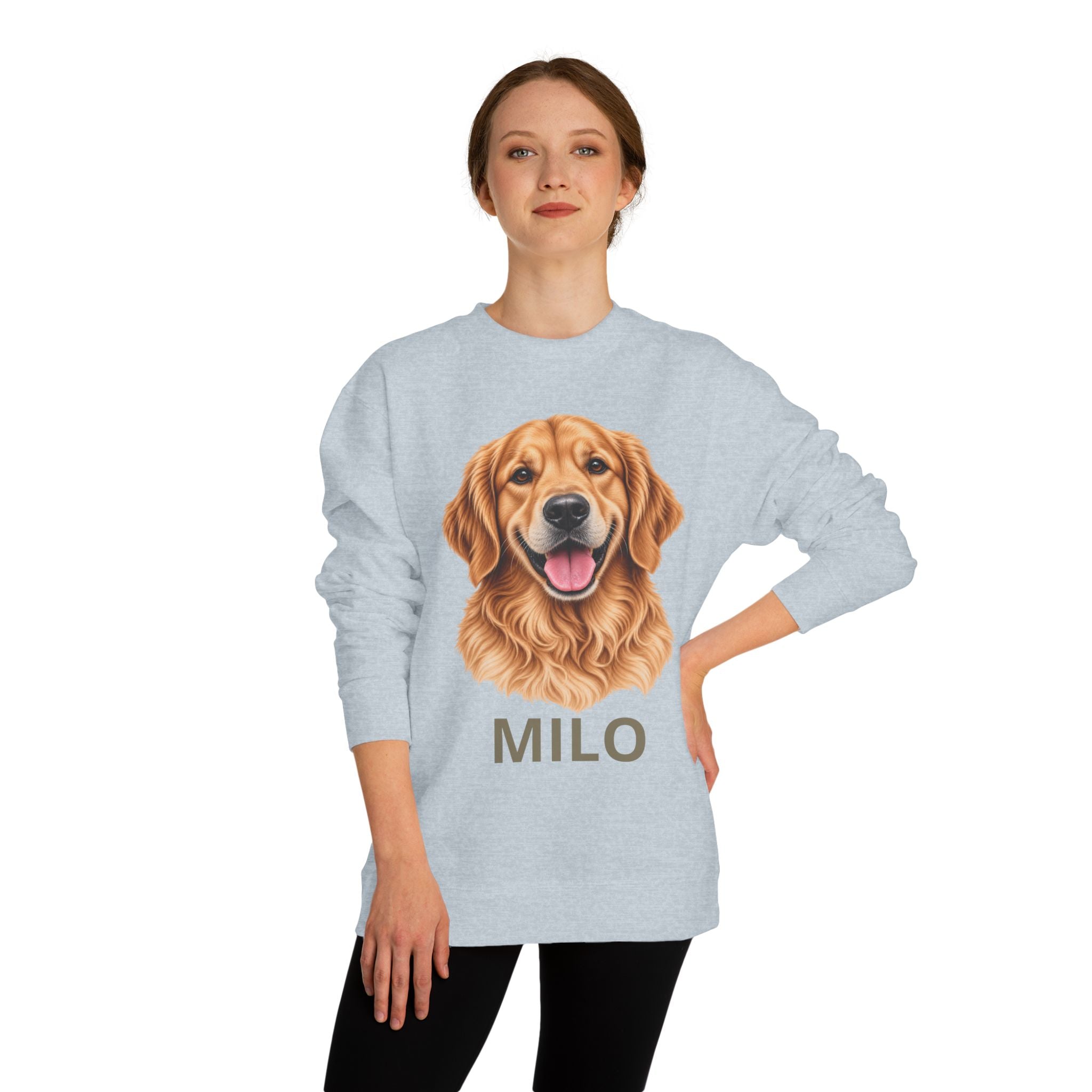 Custom Pet Portrait Crewneck – Personalized Pet Sweatshirt