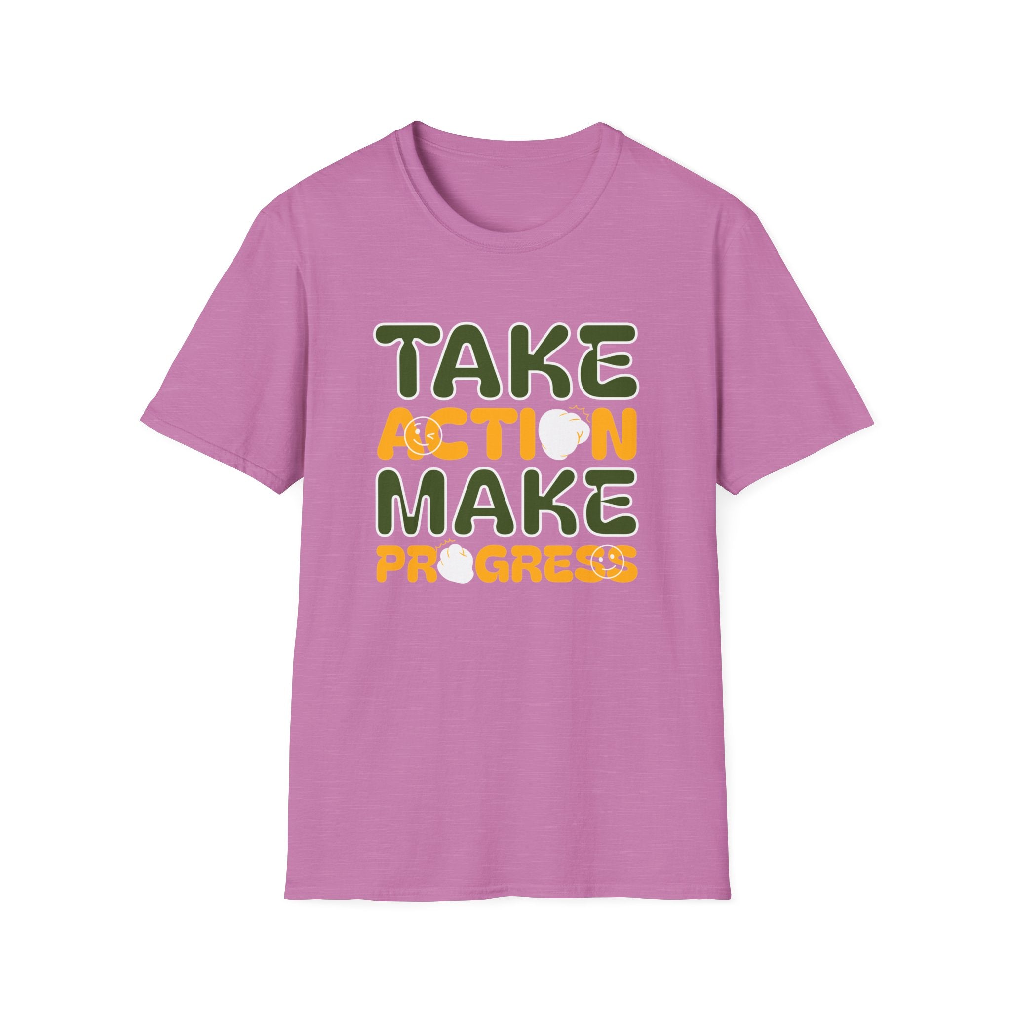 Take Action Make Progress- Sonhco Motivation T-Shirt