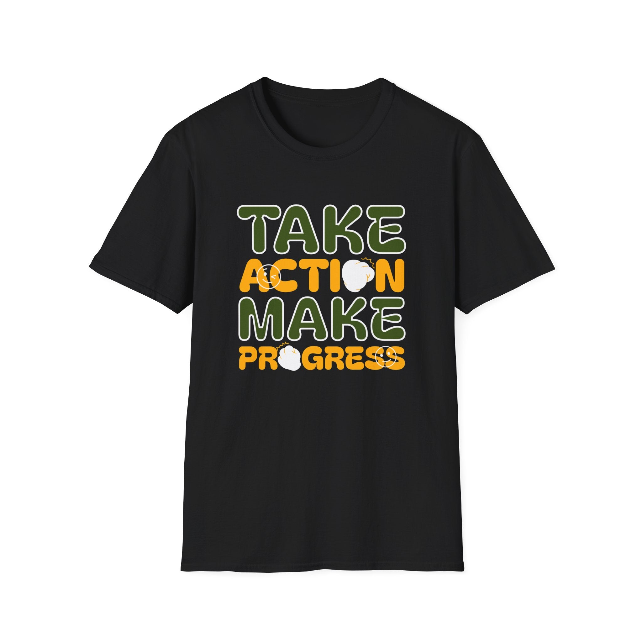 Take Action Make Progress- Sonhco Motivation T-Shirt