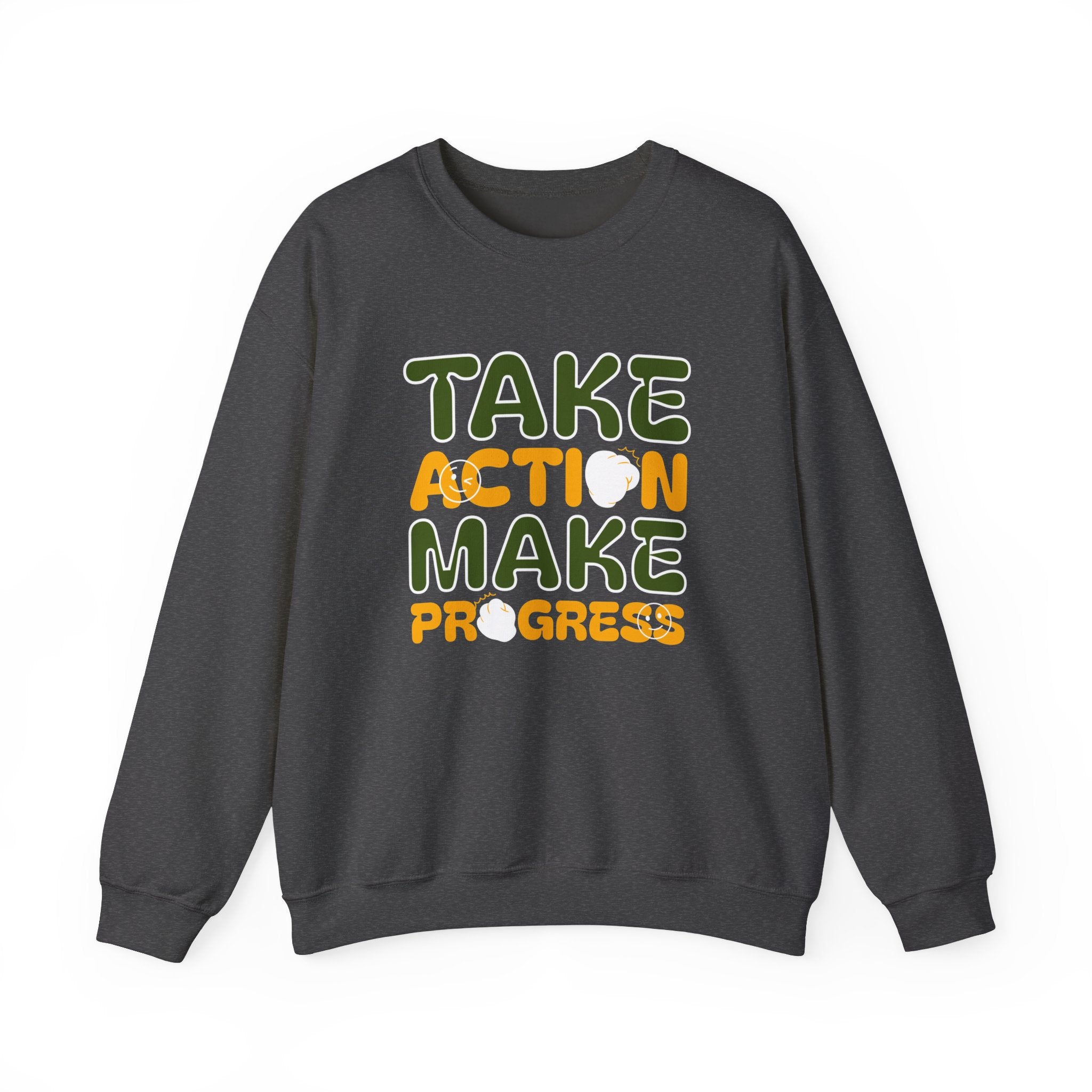 Take Action Make Progress - Sonhco Motivation Sweatshirt
