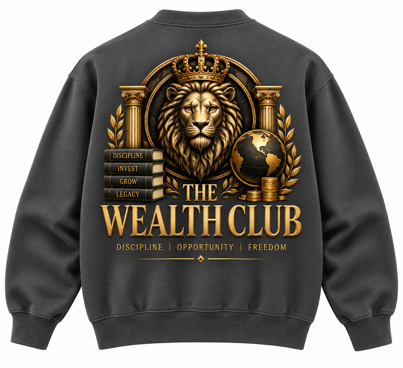 The Wealth Club Premium Heavyweight Crewneck
