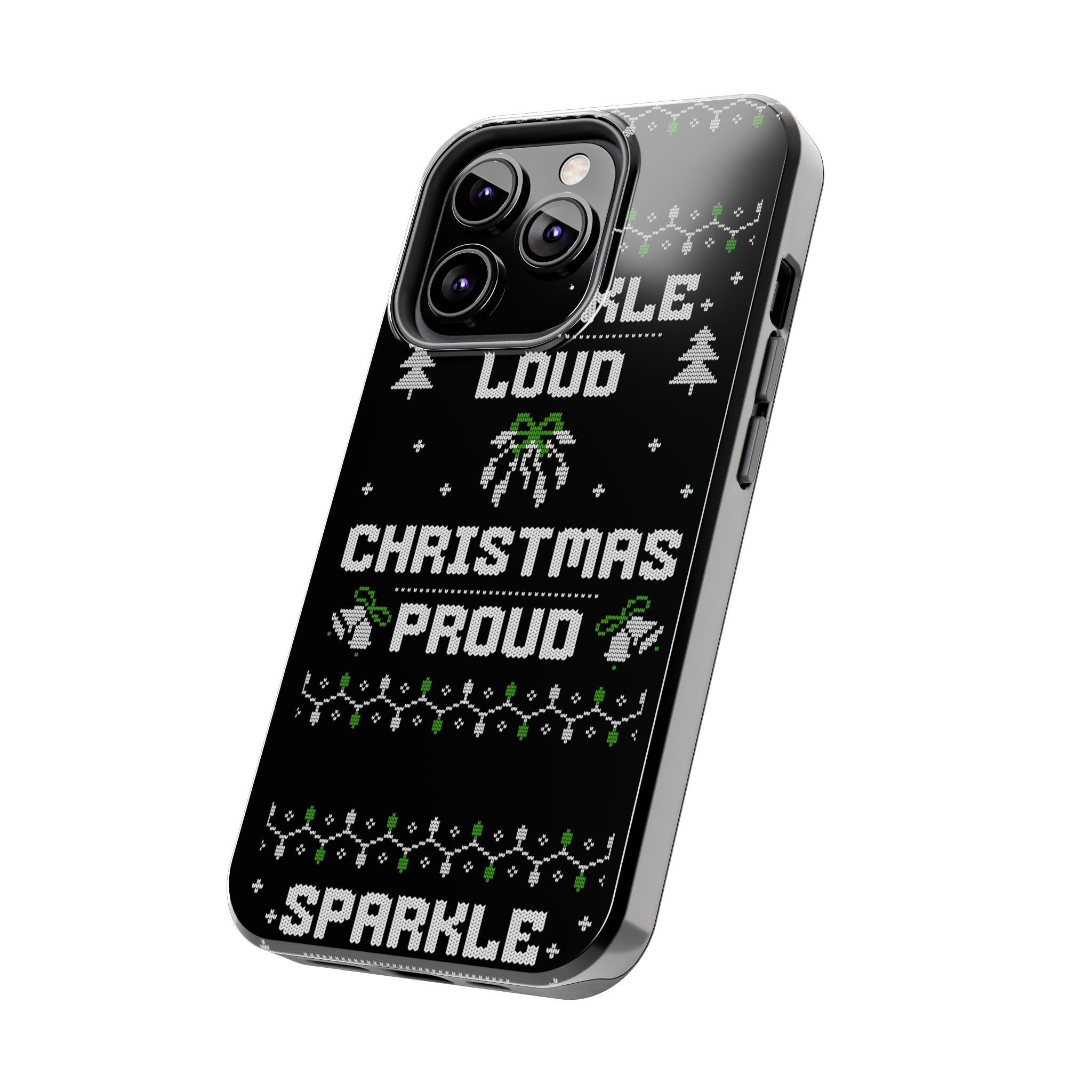 Christmas Proud Tough Phone Cases with Cool Illustrations