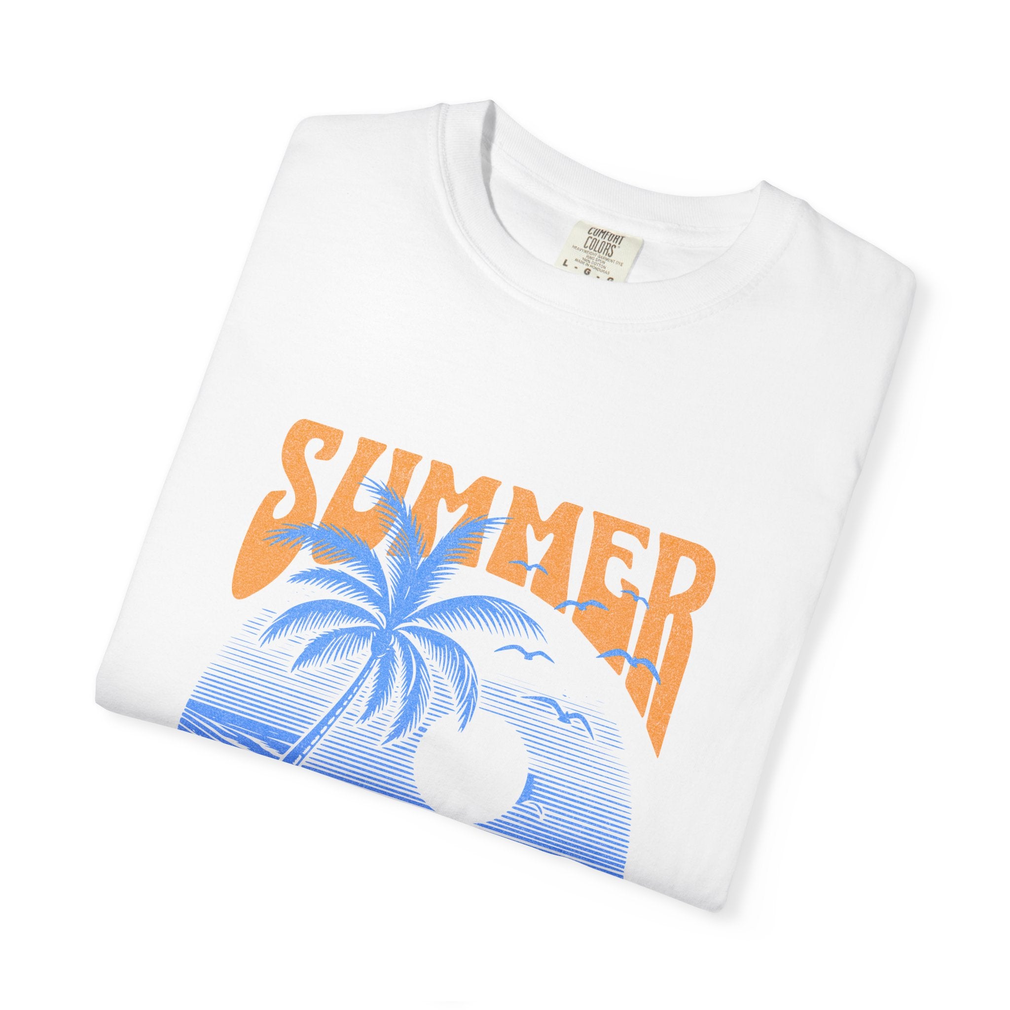 Summer Paradise Unisex Garment-Dyed T-Shirt