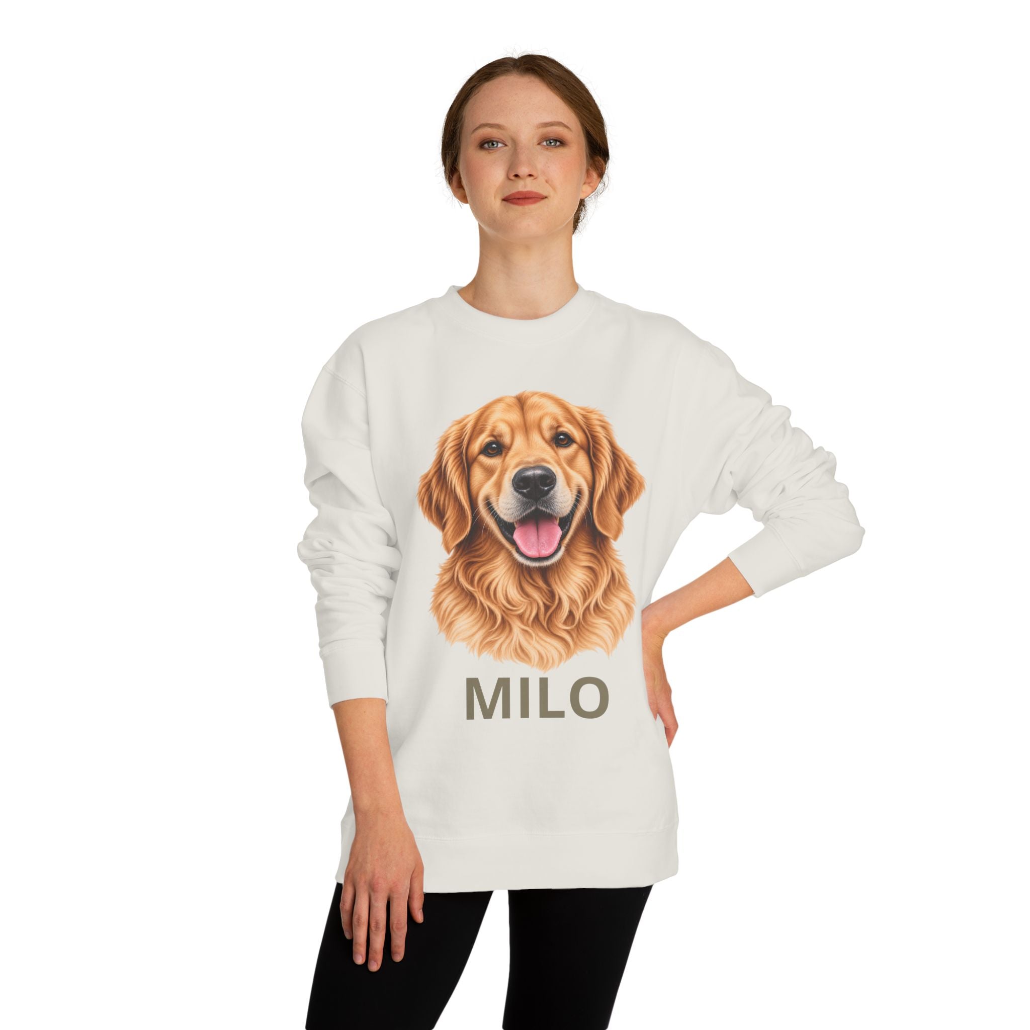 Custom Pet Portrait Crewneck – Personalized Pet Sweatshirt