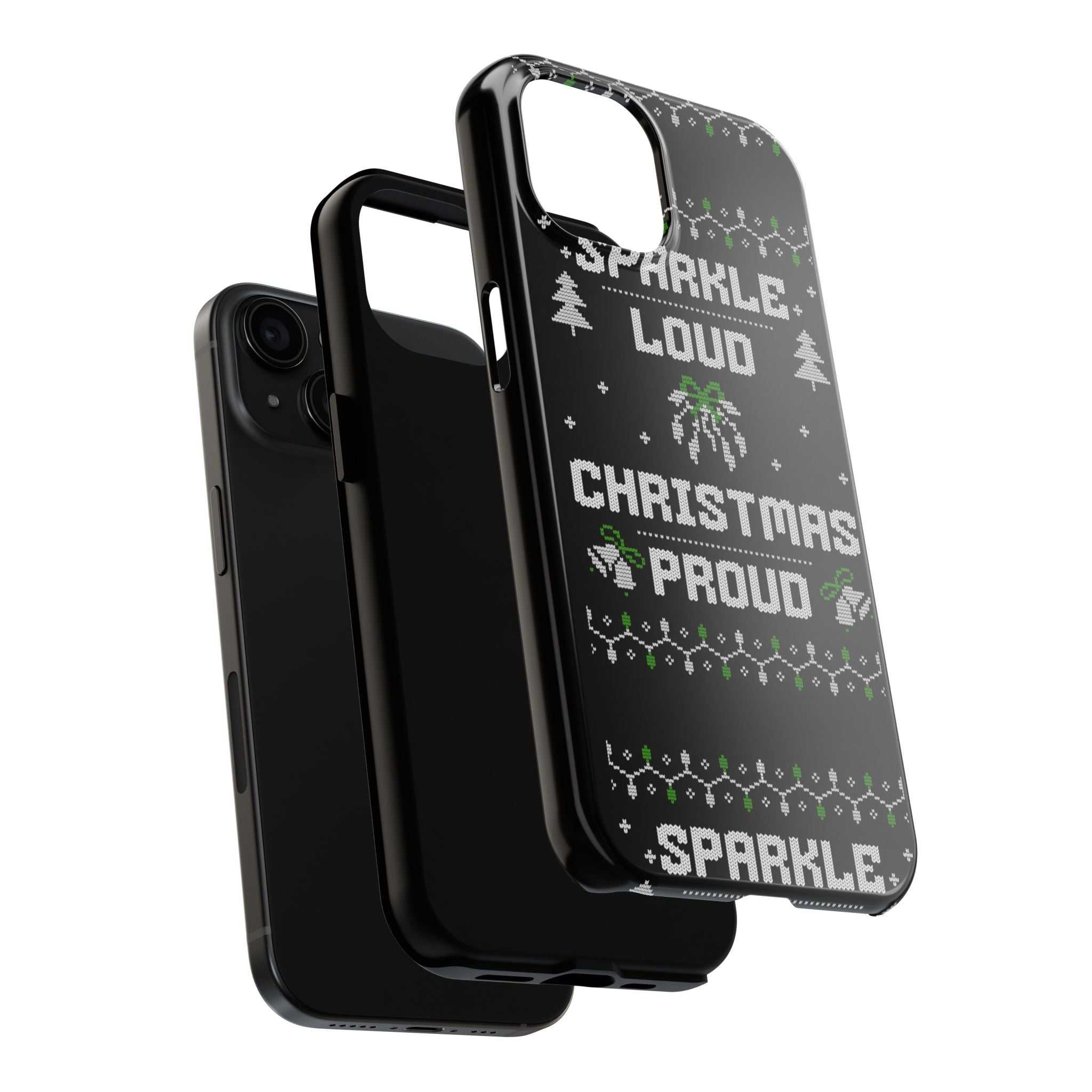 Christmas Proud Tough Phone Cases with Cool Illustrations