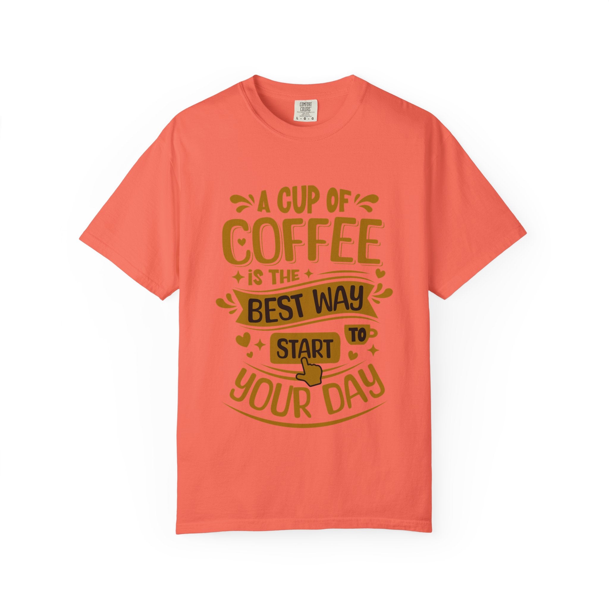 Coffee Lover's Unisex Sonhco T-shirt - A Cup Of Coffee Is The Best Way to Start Your Day